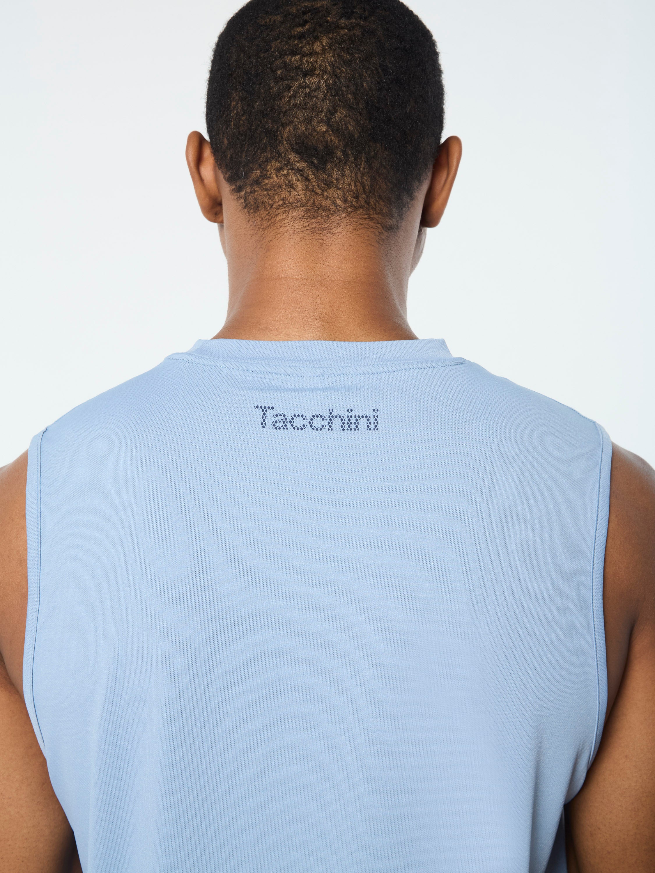 Elio Performance Tank- Faded Denim - Image 8