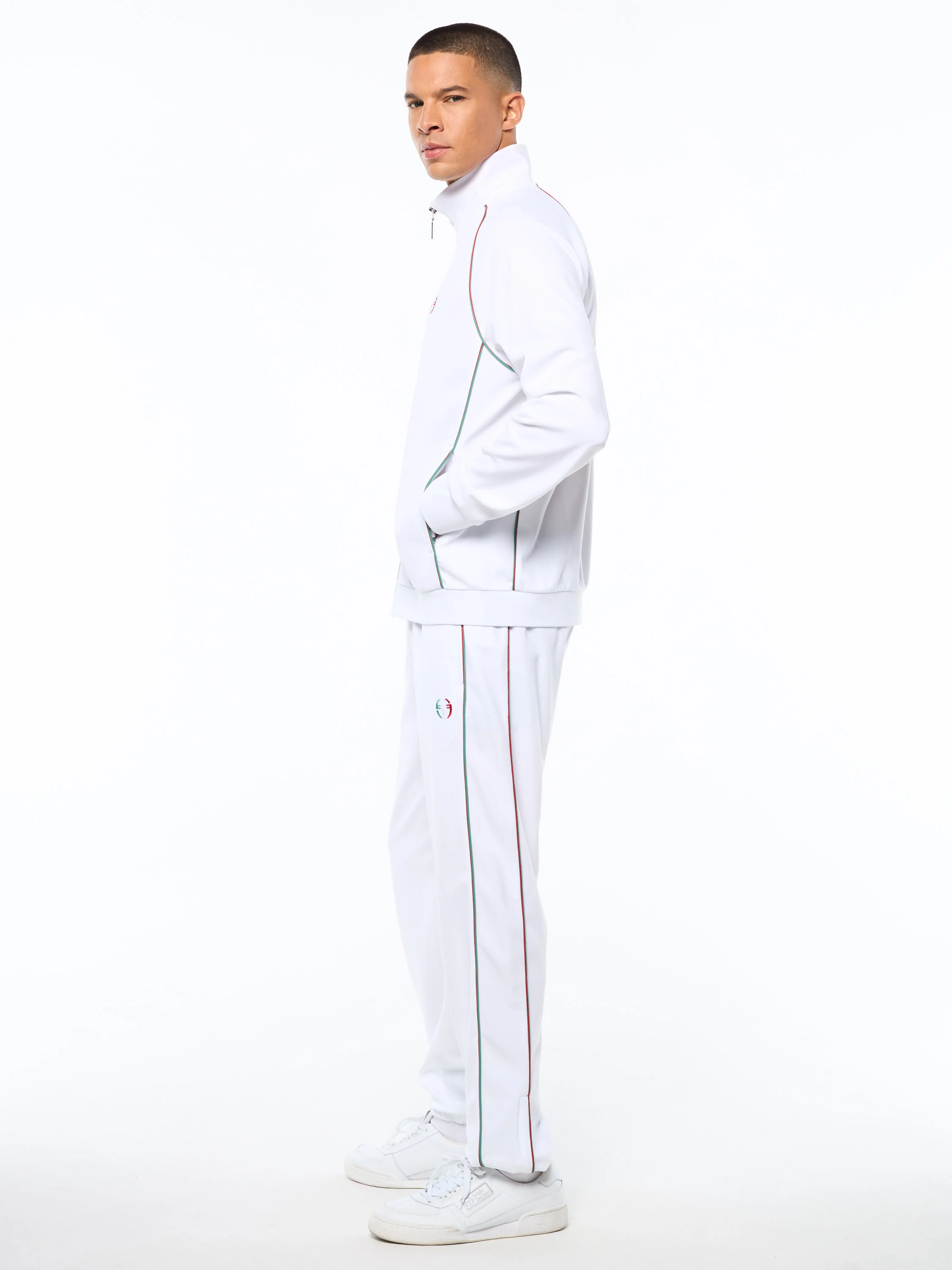 Eredita Track Jacket-Brilliant White - Image 3
