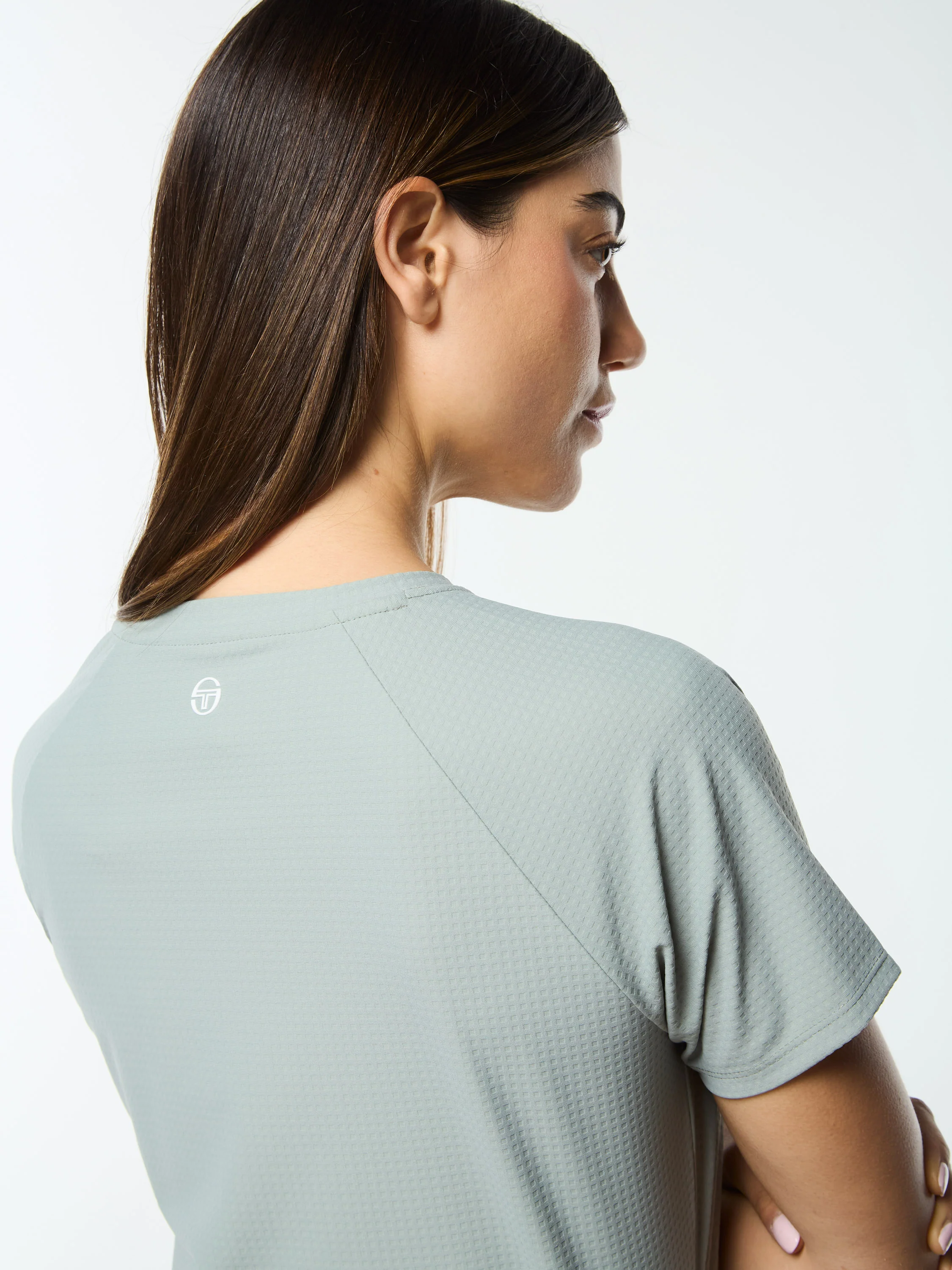 Eva Cropped Top- Slate Gray - Image 5