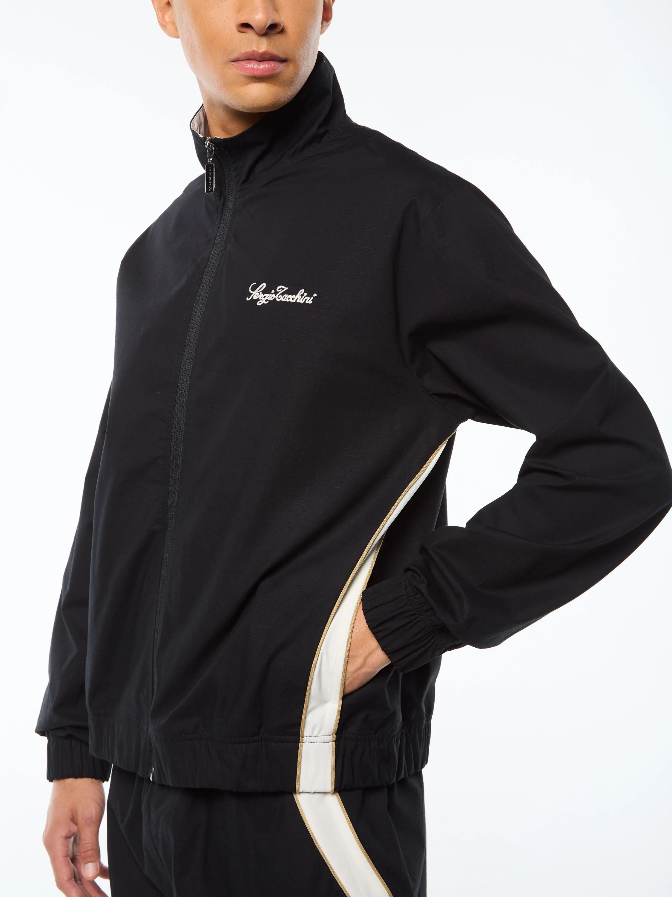 Fiamma Track  Jacket-Black Beauty - Image 6