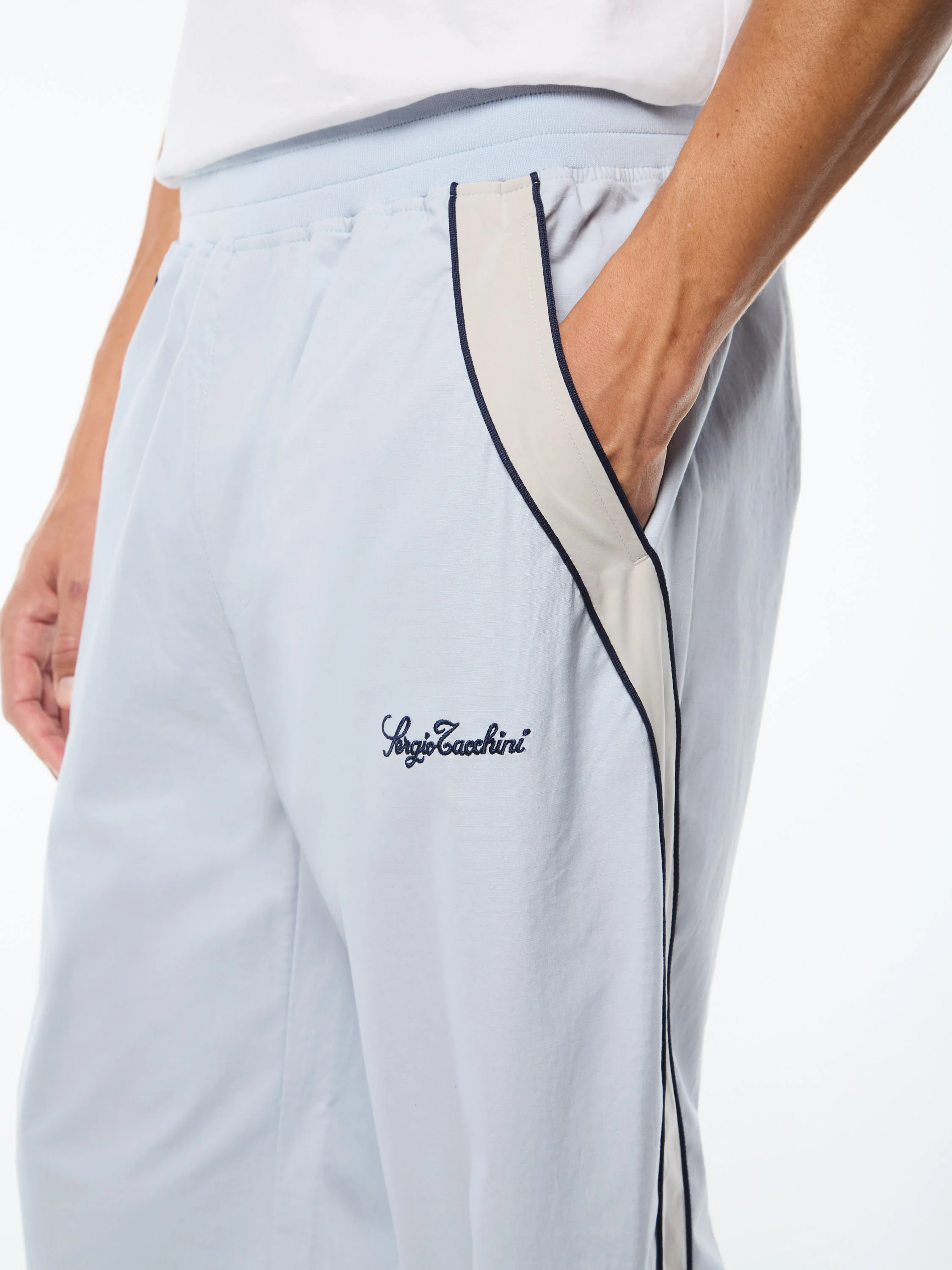 Fiamma Track Pant- Baby Blue - Image 7