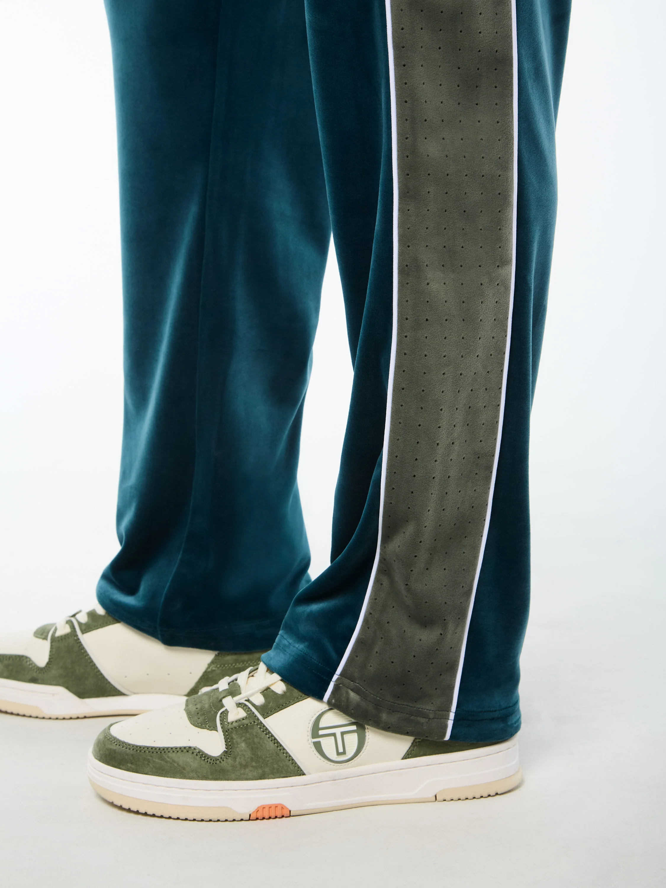 Forato Velour Track Pant-Mediterranea - Image 7