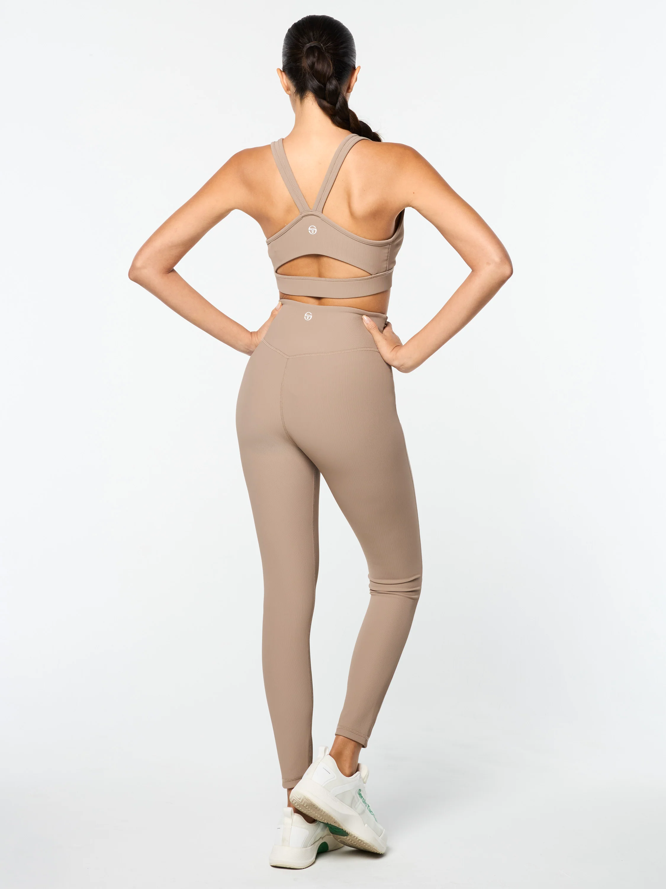 Giulia Leggings- Taupe Grey - Image 6