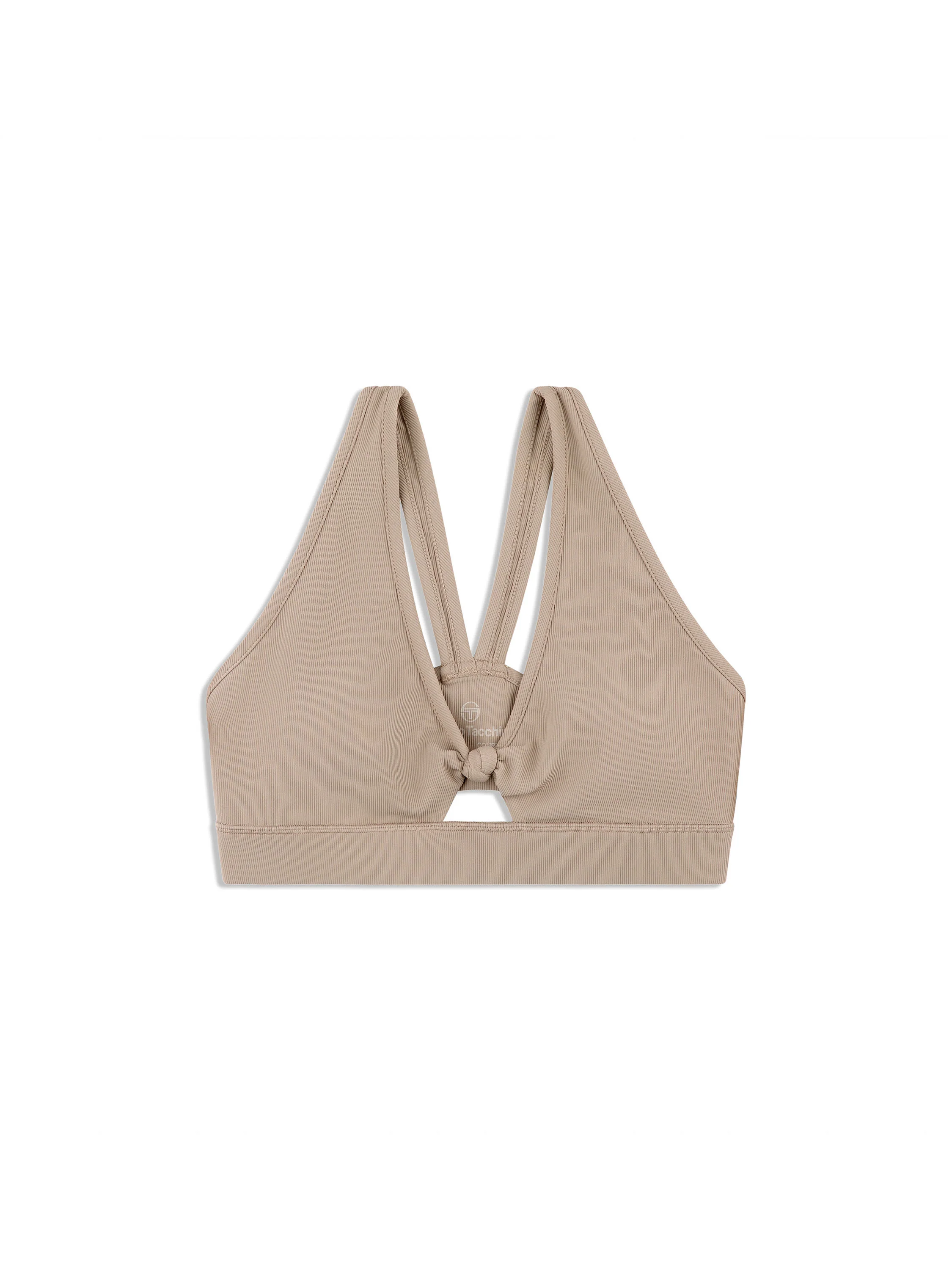 Giulia Sports Bra- Taupe Grey - Image 2