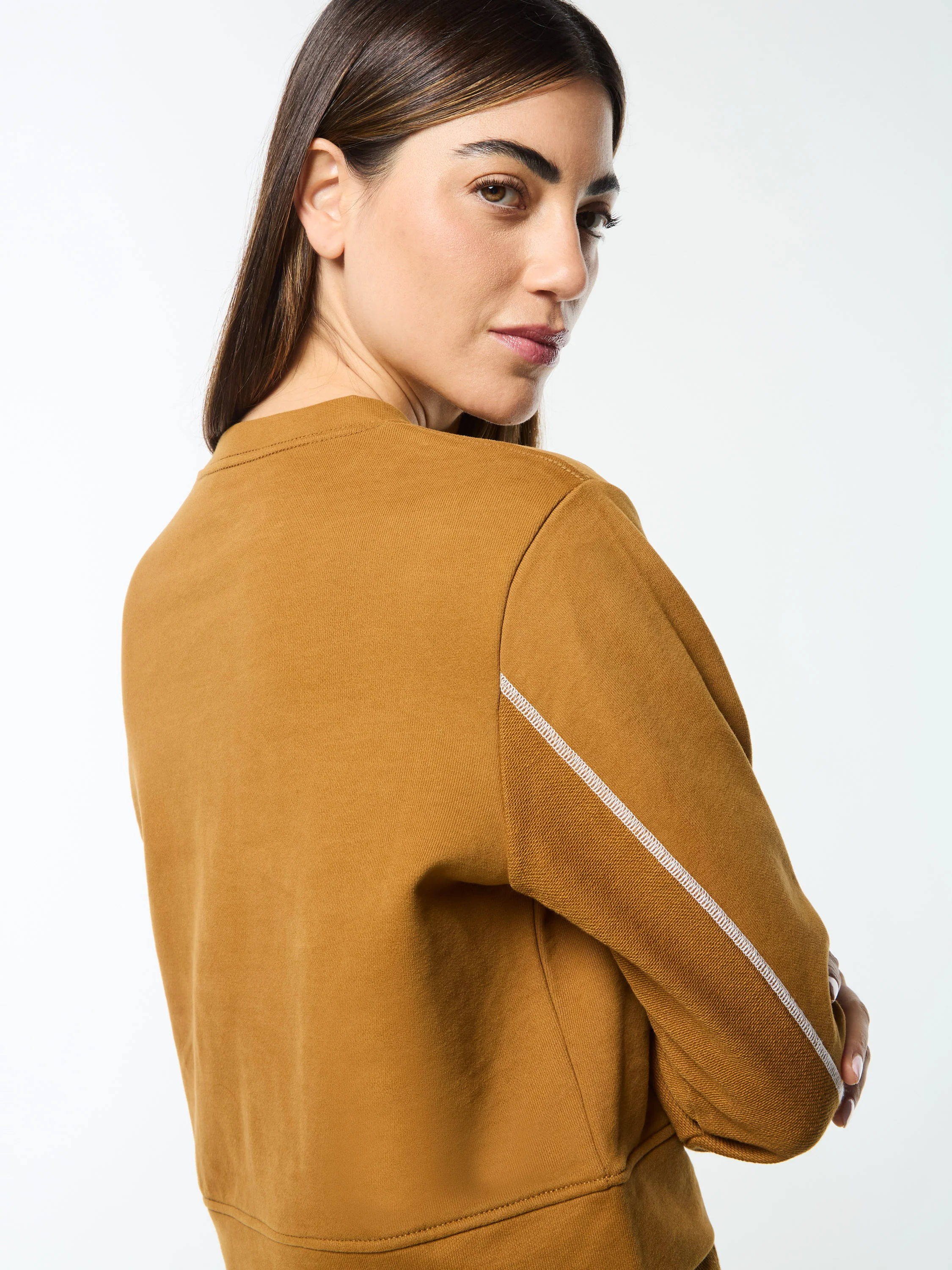 Greta Crewneck- Bronze Brown - Image 5