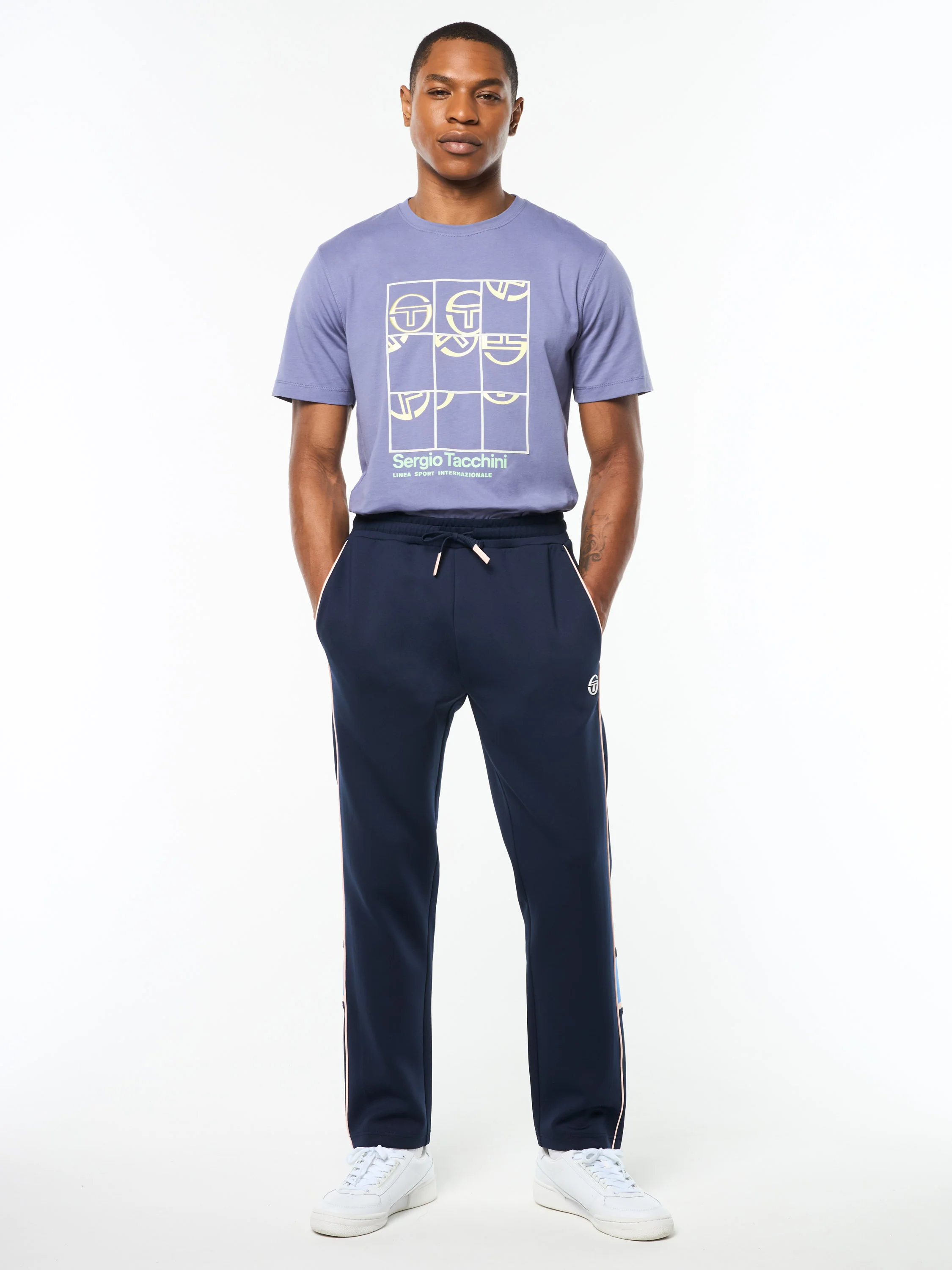 Lago Track Pant- Maritime Blue - Image 3
