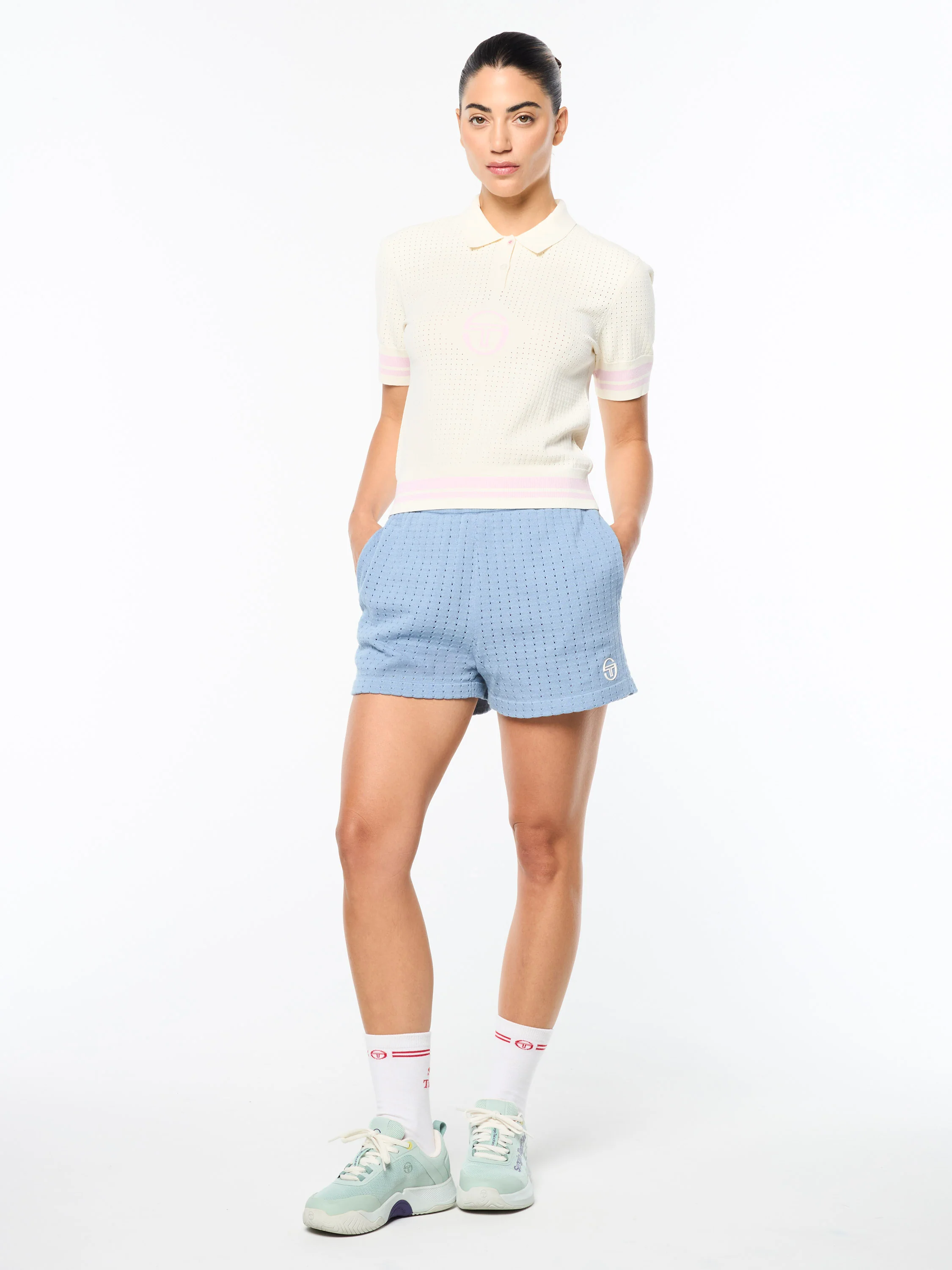 Leila Knit Polo- Gardenia - Image 3
