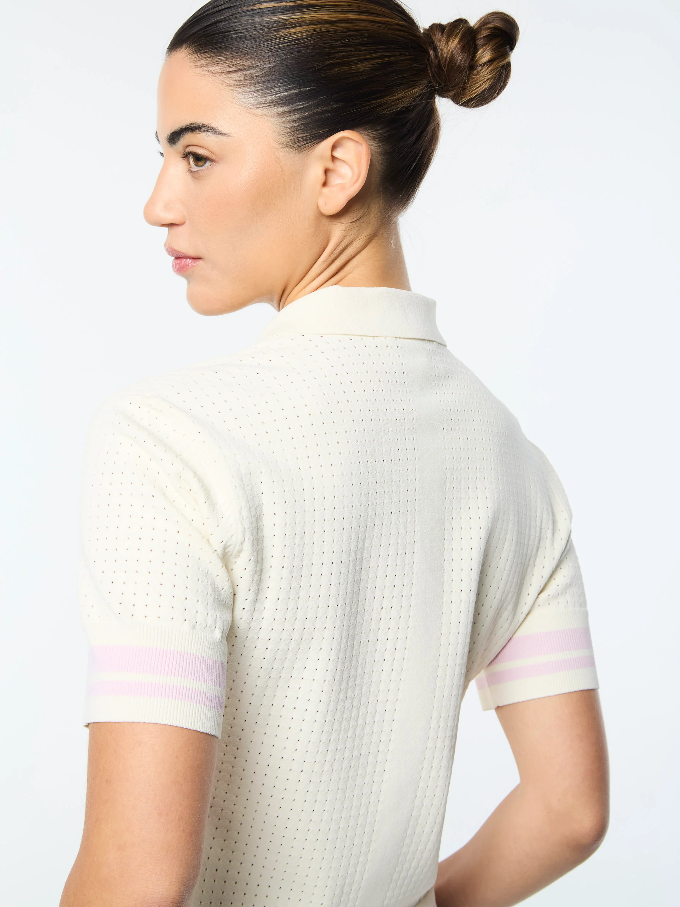 Leila Knit Polo- Gardenia - Image 6
