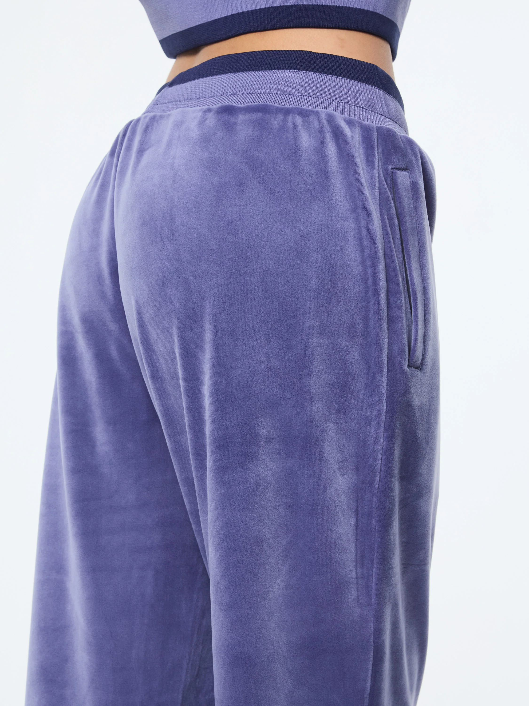 Leta Velour Pant- Heron - Image 9