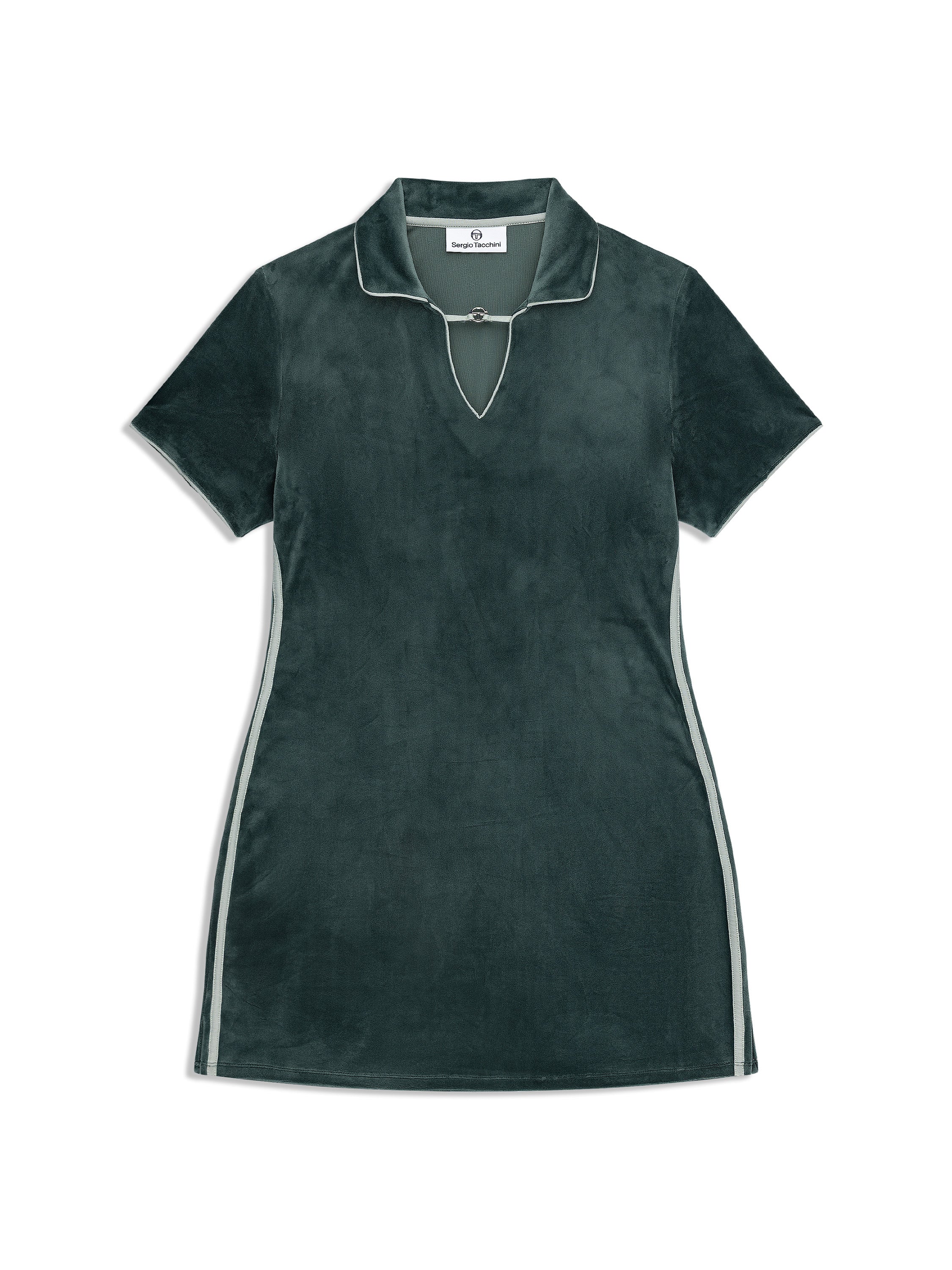 Lina Velour Dress- Green Gables - Image 2
