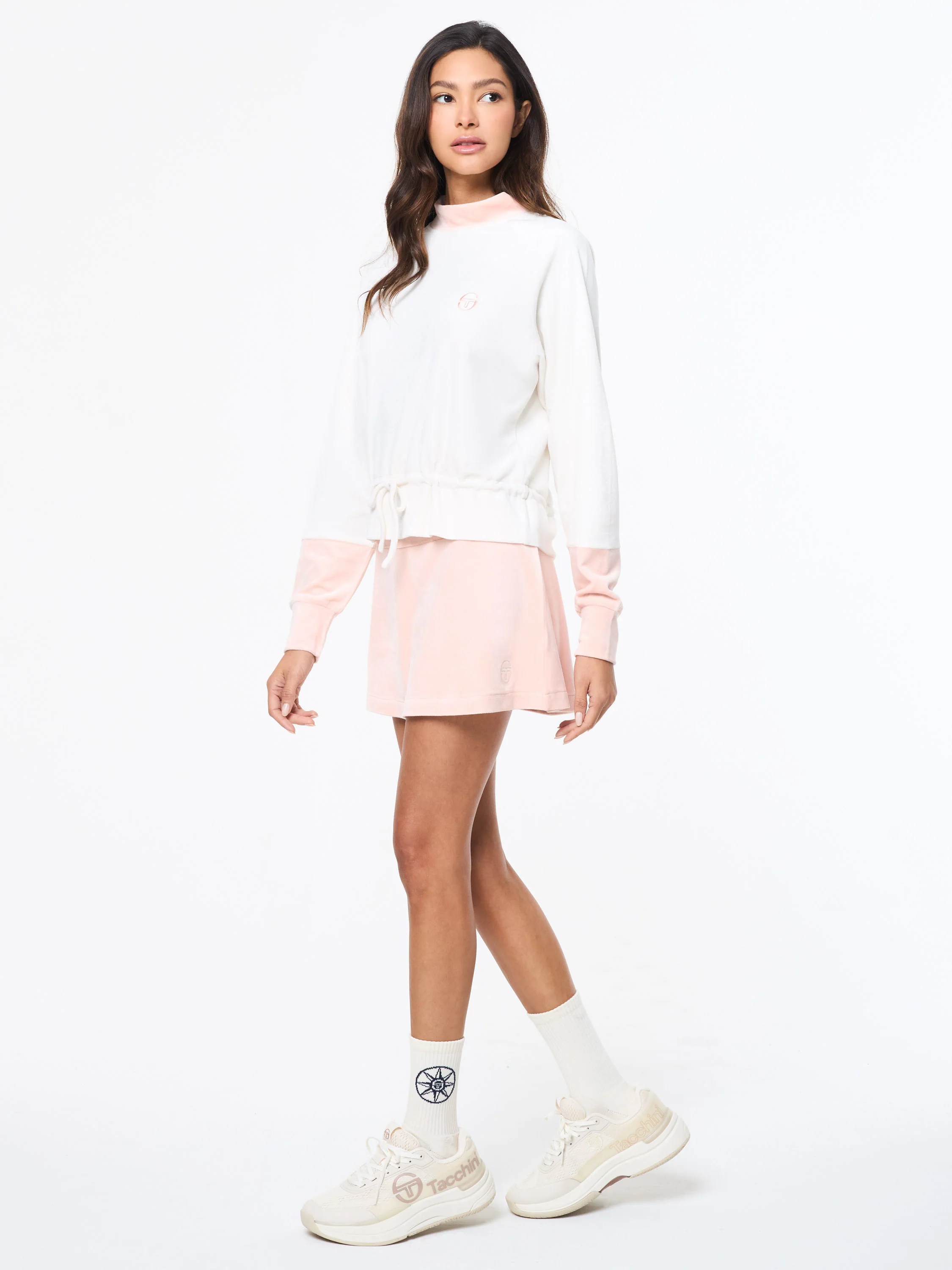 Lina Velour Top- Gardenia - Image 4