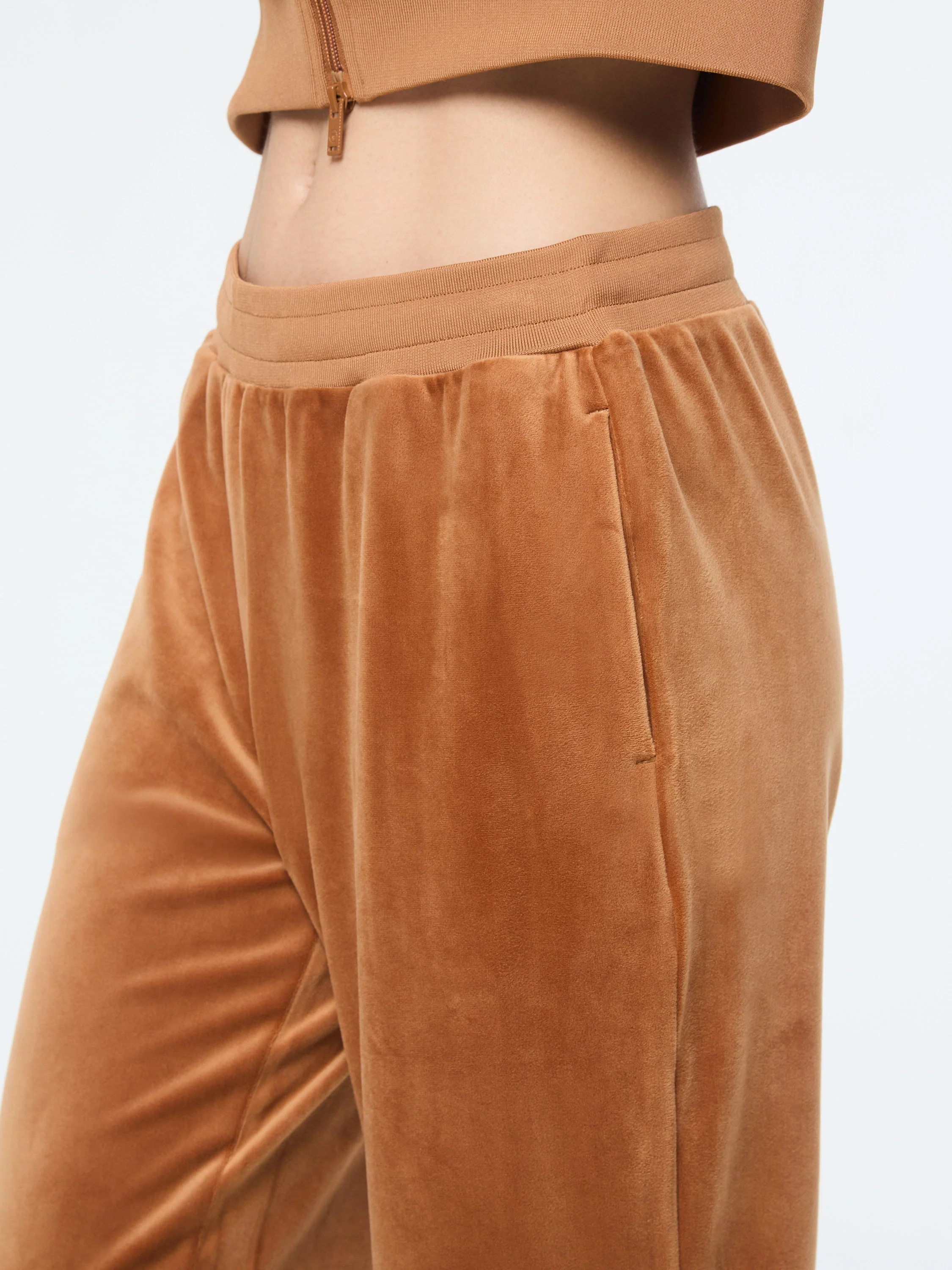 Lina Velour Track Pant- Candied Ginger - Image 7