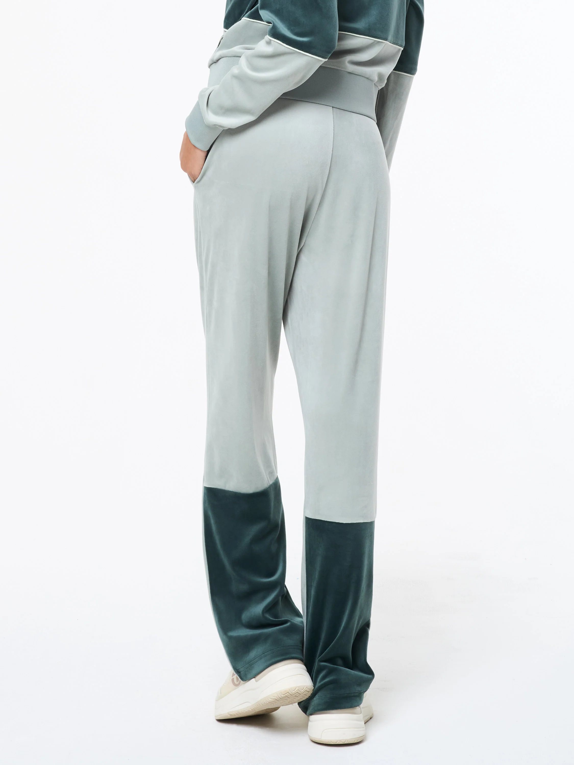 Lina Velour Track Pant- Green Gables - Image 5