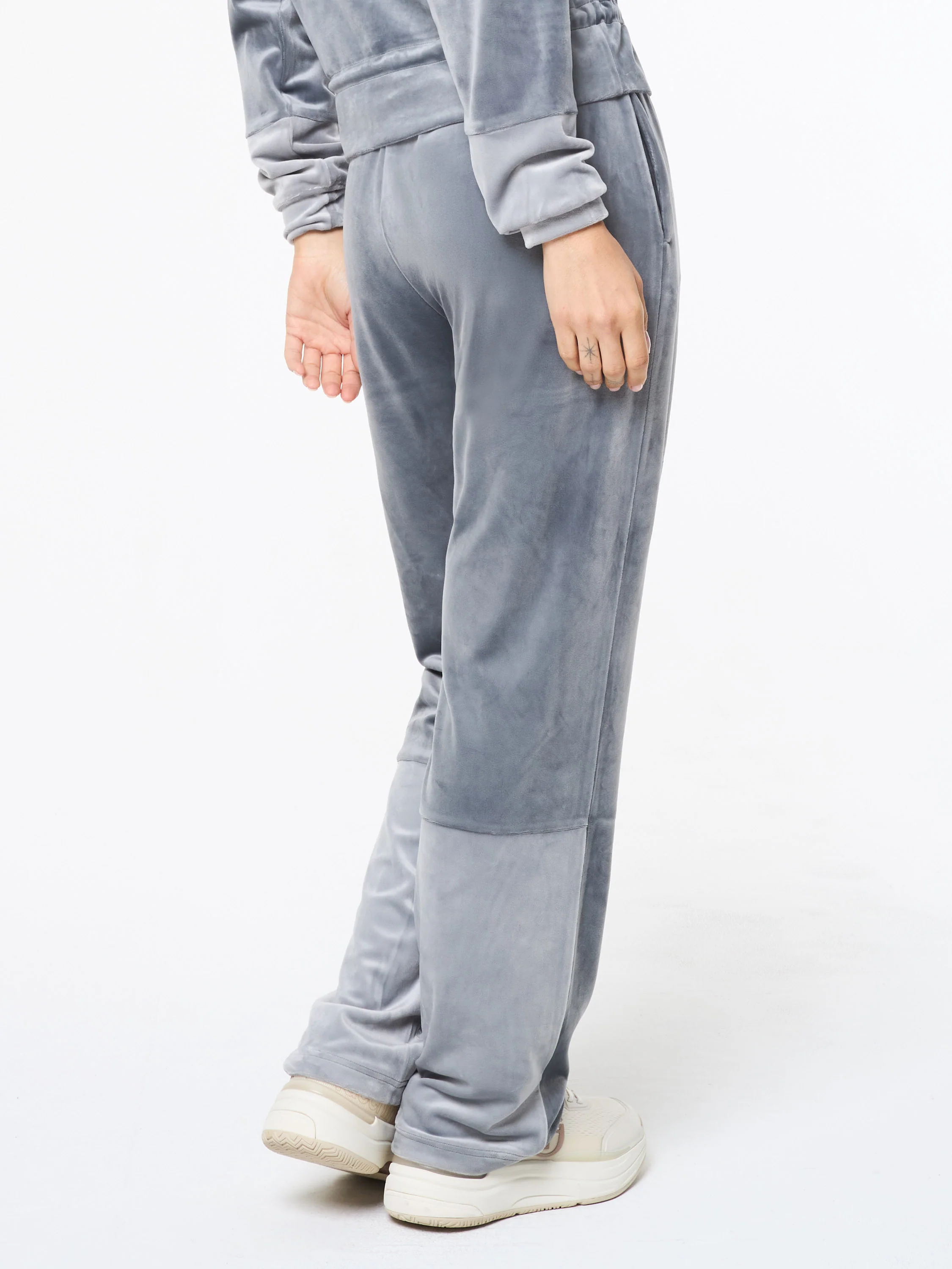 Lina Velour Track Pant- Quiet Shade - Image 4