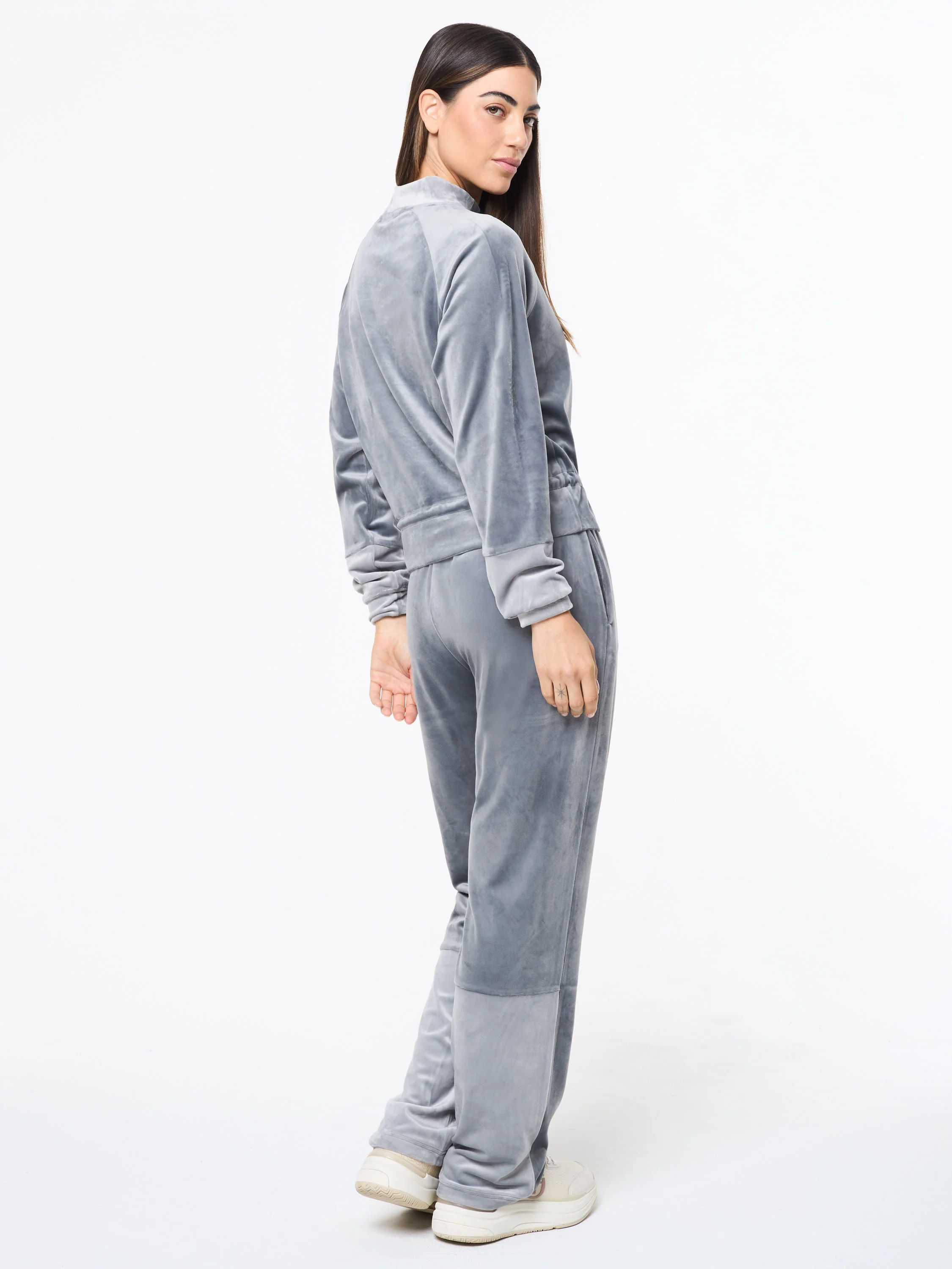 Lina Velour Track Pant- Quiet Shade - Image 5