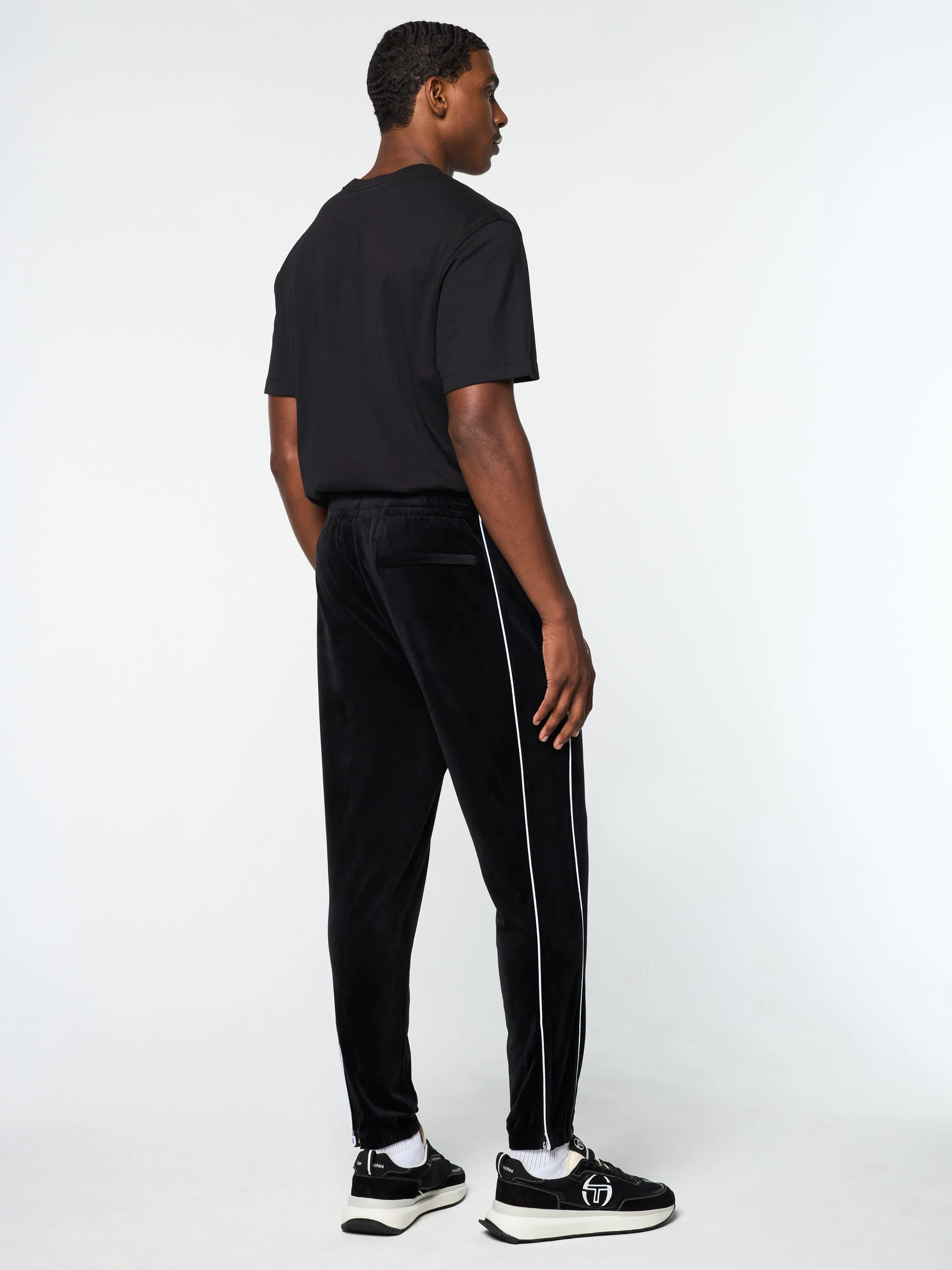 Lioni Velour Track Pant- Black Beauty - Image 5