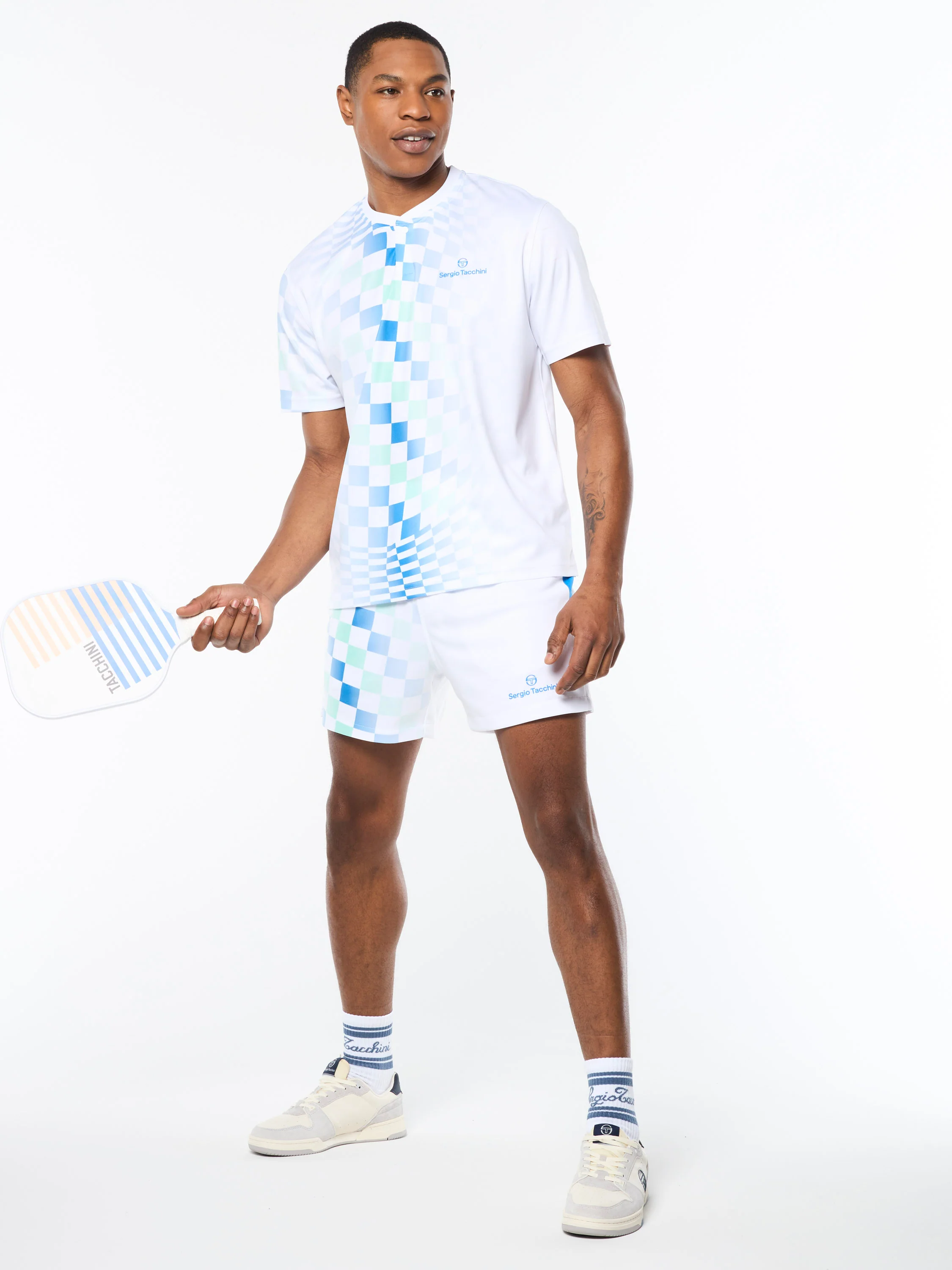 Luca Piqué T-Shirt- Brilliant White - Image 3