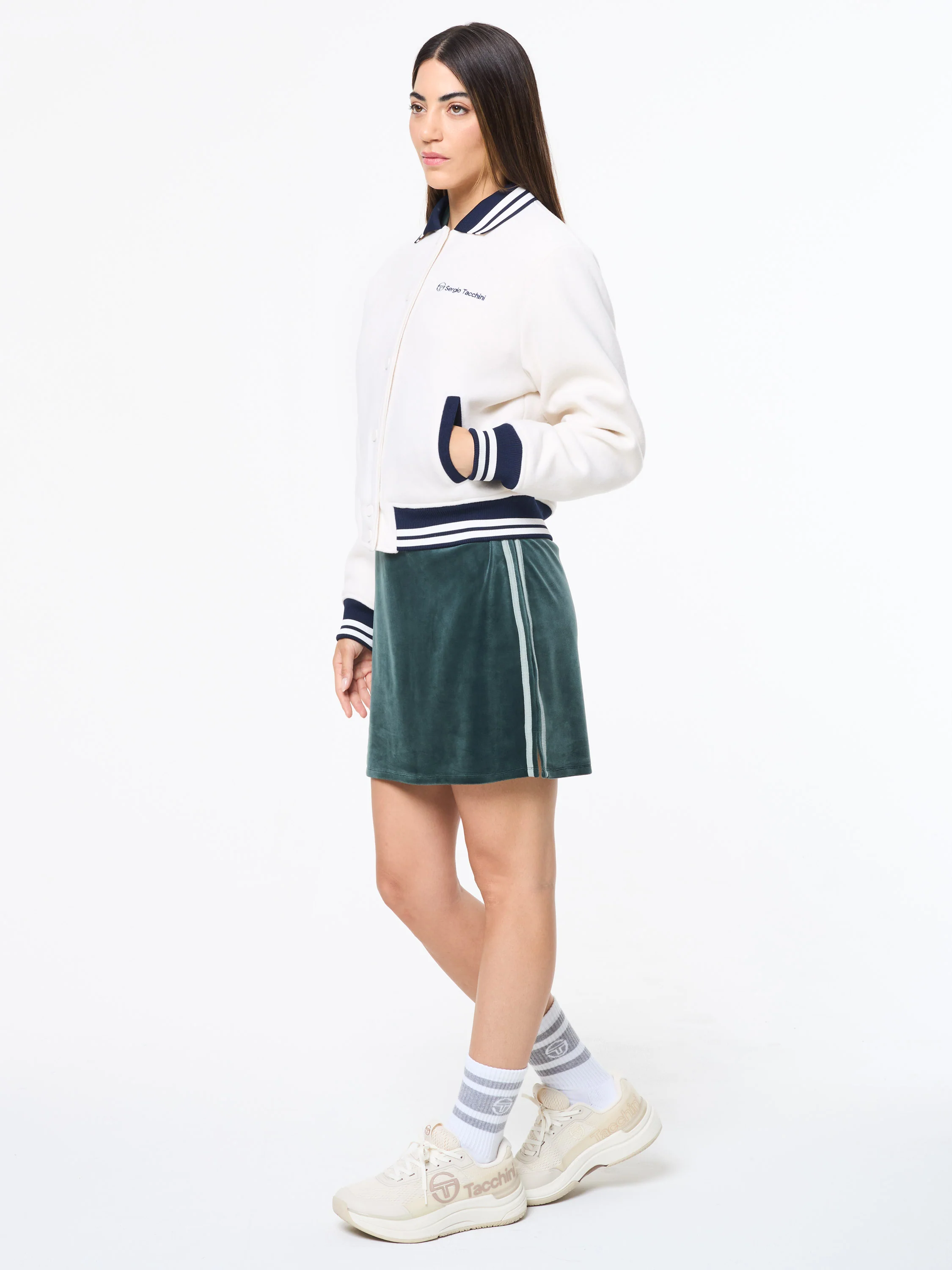 Marisa Varsity Jacket- Gardenia - Image 4