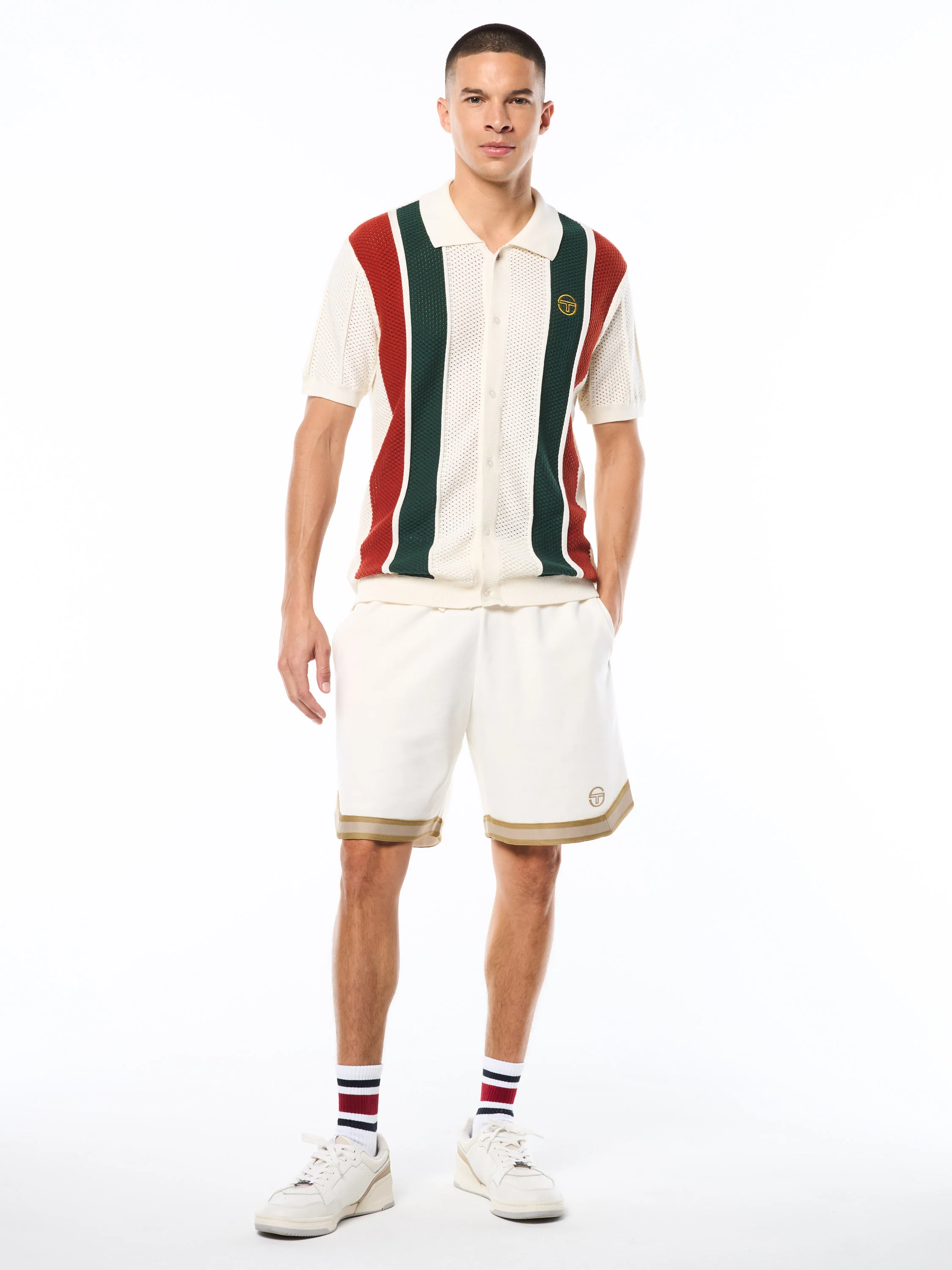 Montell Knit Polo-Gardenia - Image 3