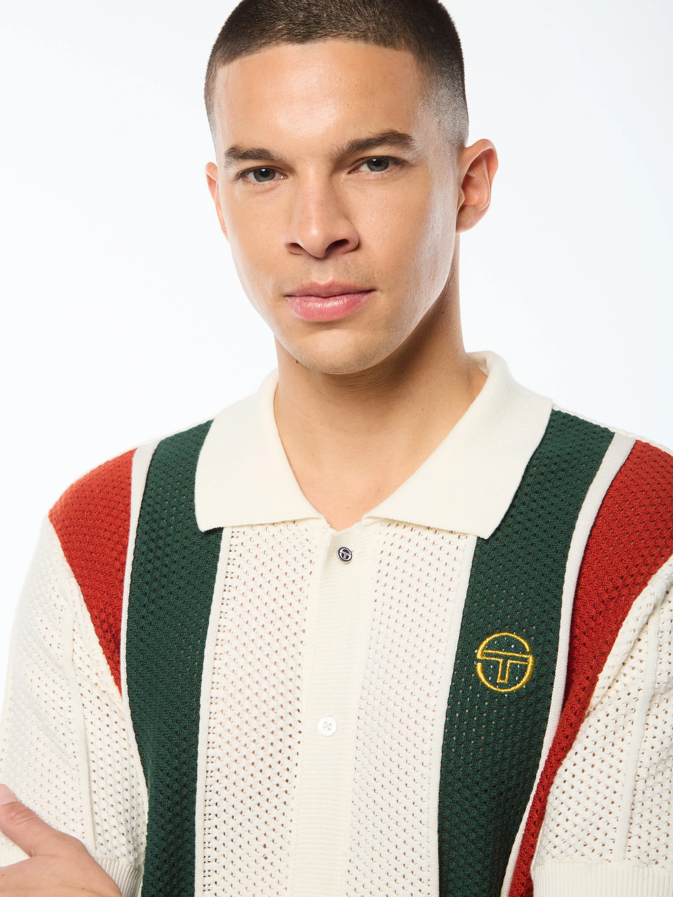 Montell Knit Polo-Gardenia - Image 7