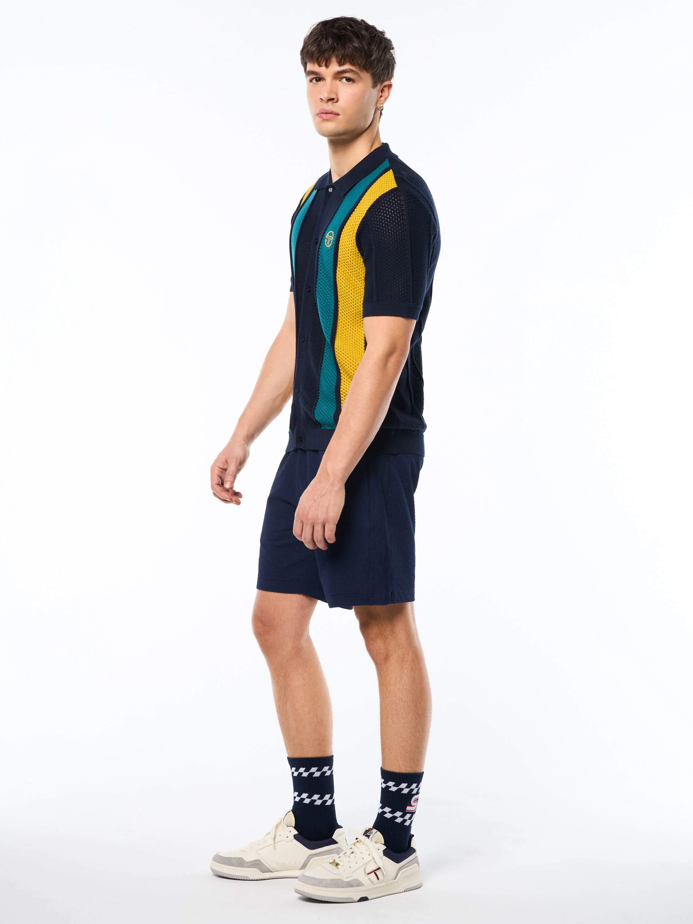 Montell Knit Polo-Maritime Blue - Image 4