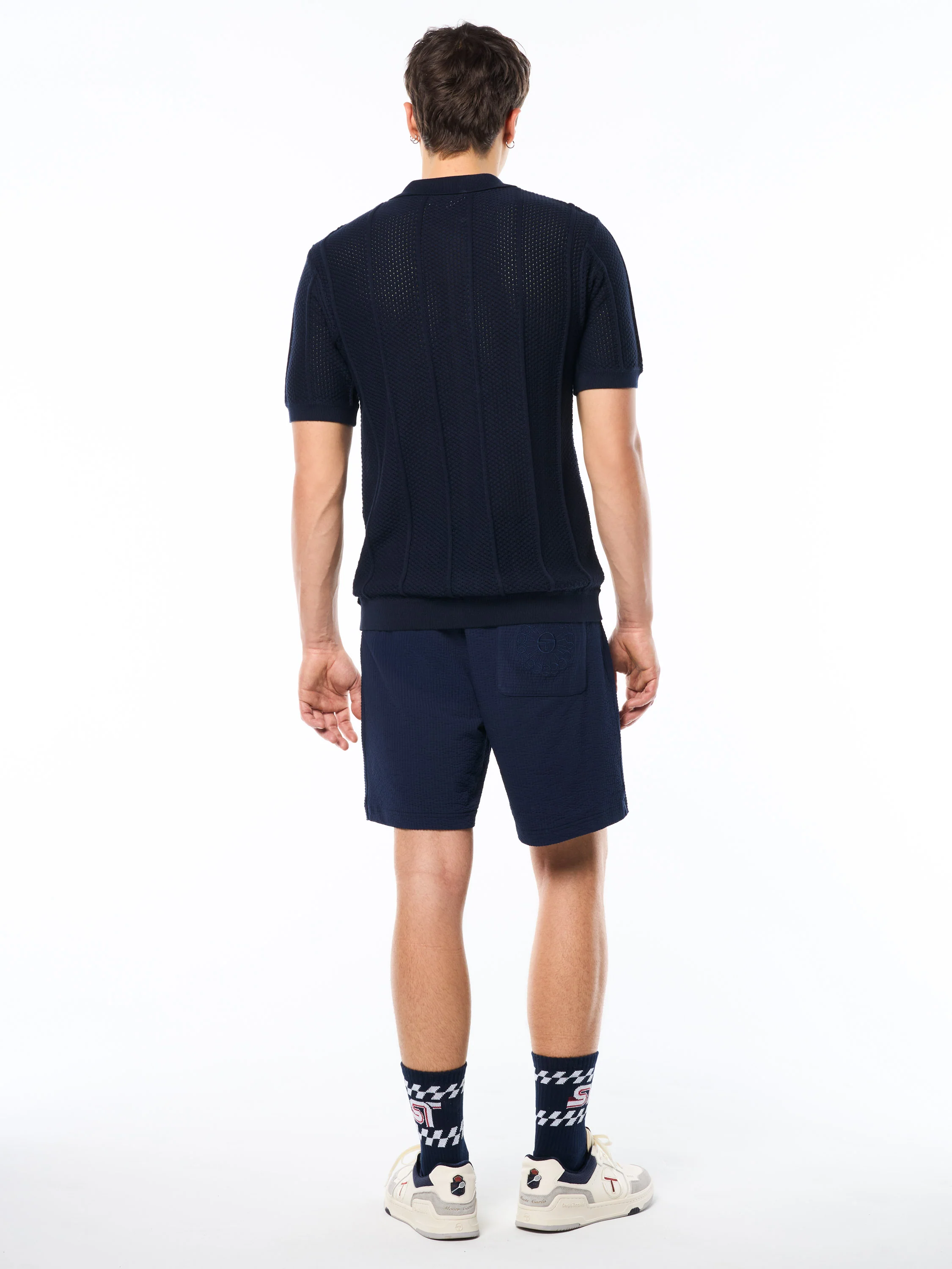 Montell Knit Polo-Maritime Blue - Image 5