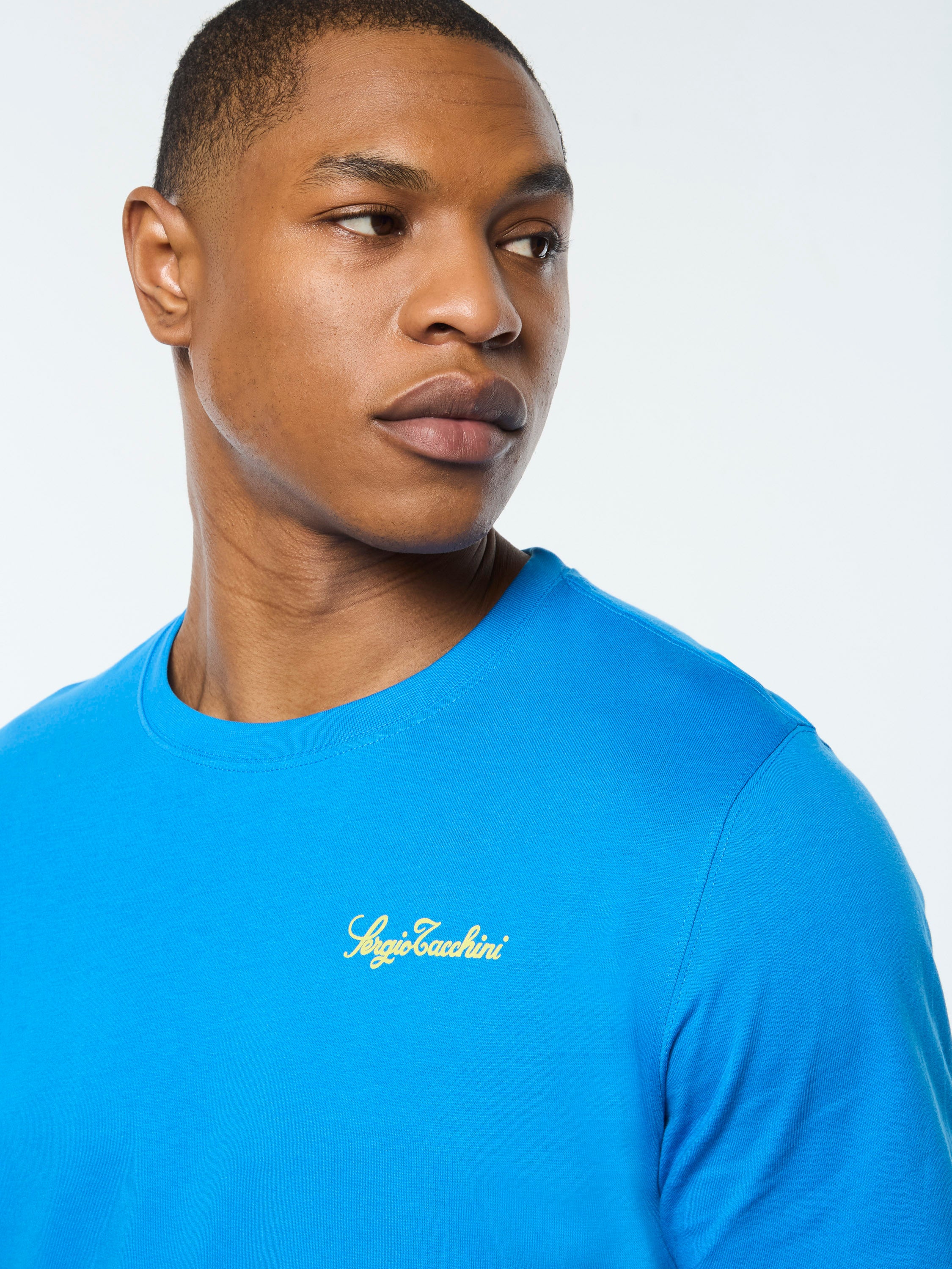 Mossa T-Shirt- French Blue - Image 8