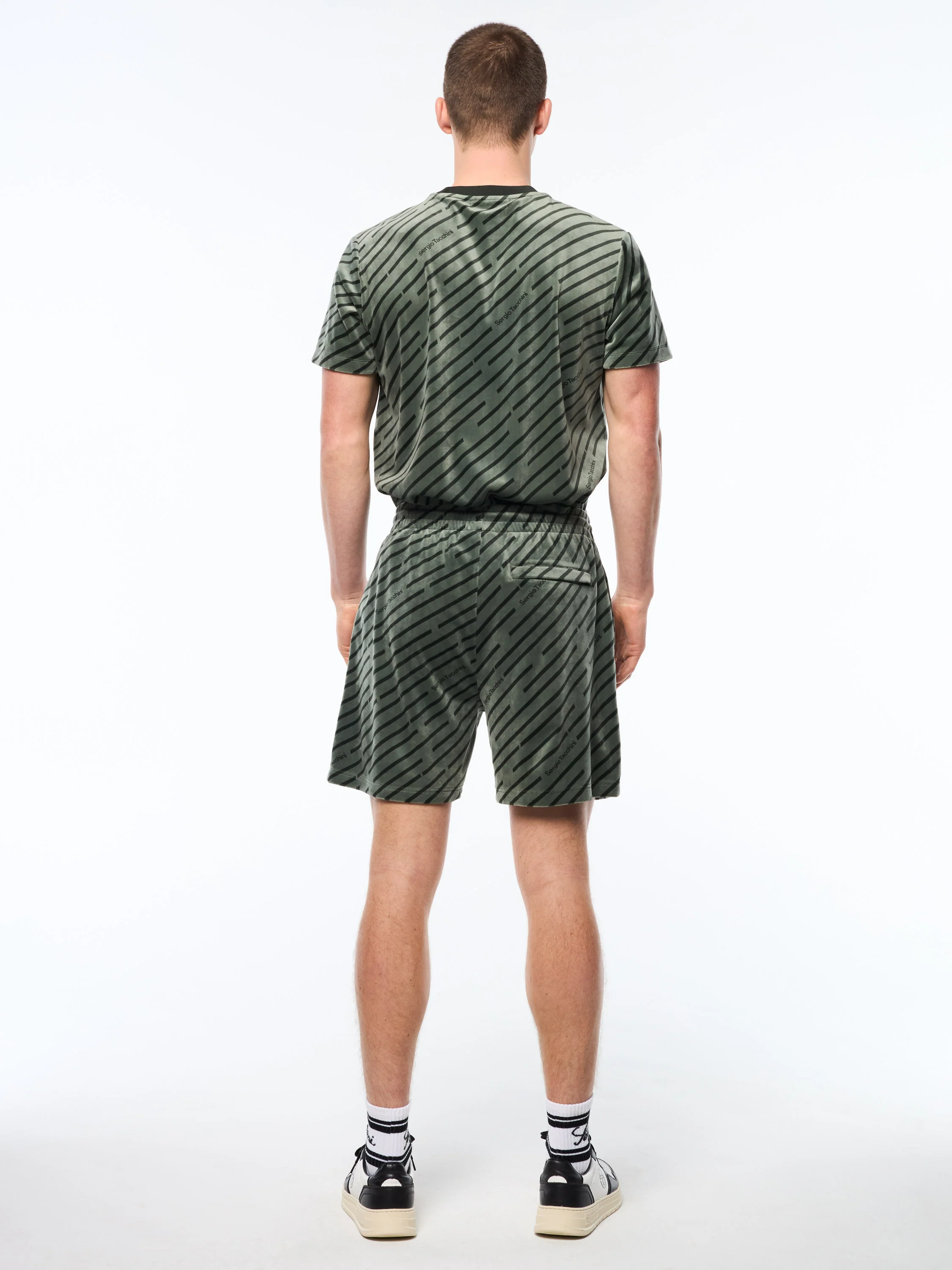 Obliquo Velour Short-Agave Green - Image 5
