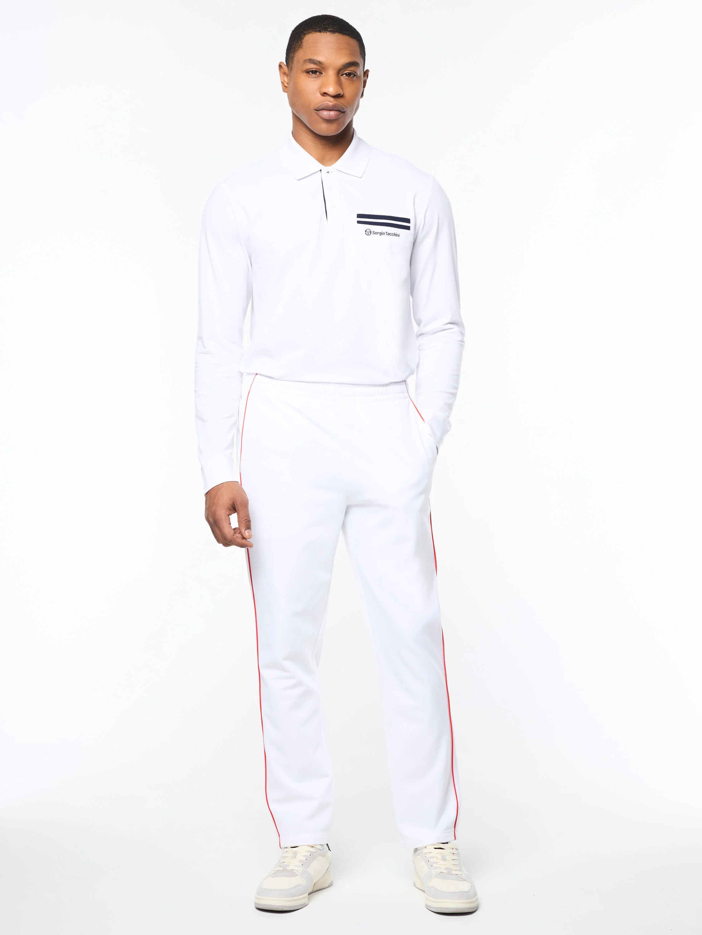 Olmi Track Pant- Brilliant White - Image 4