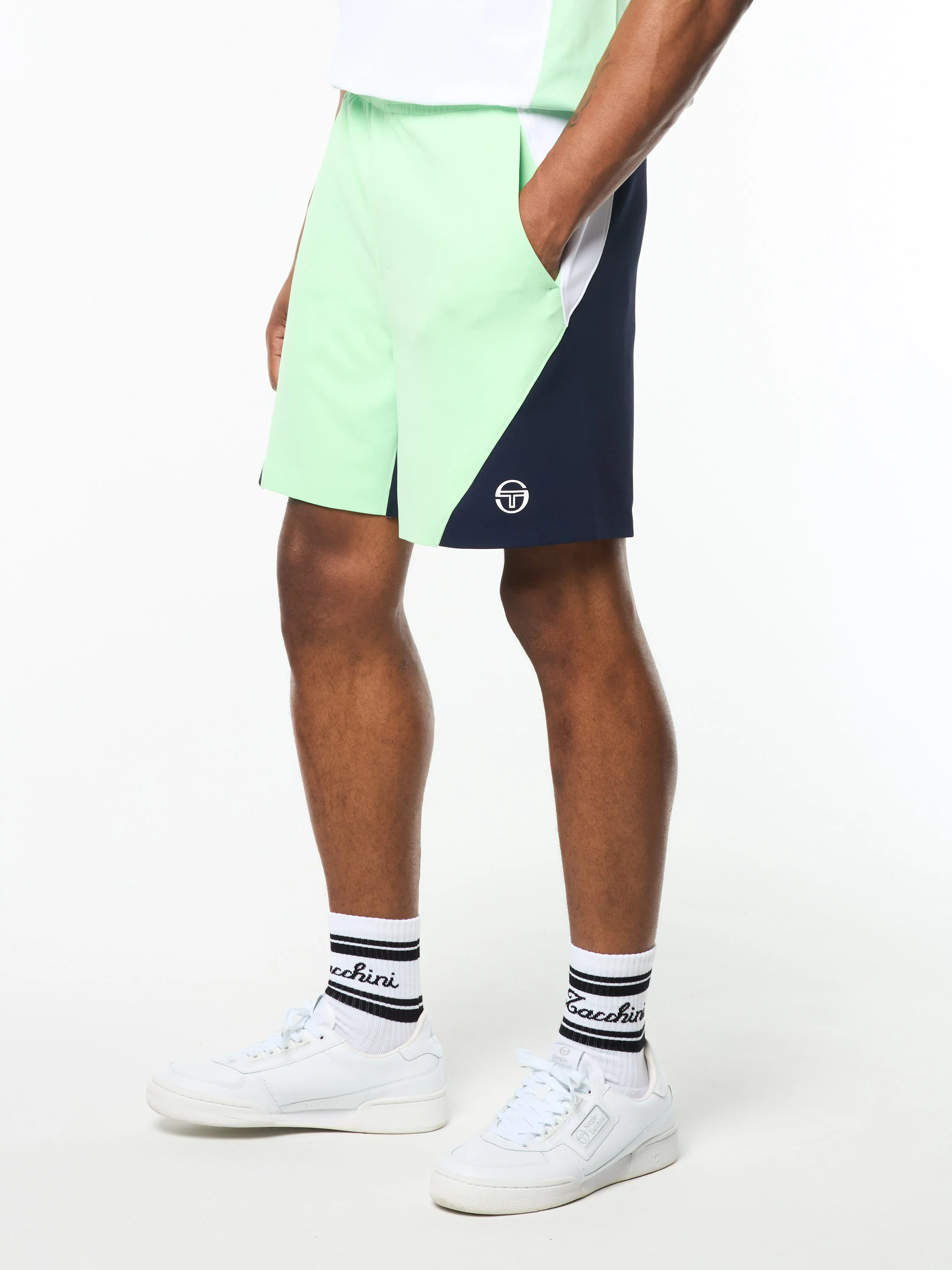 Pagia Court Short- Green Ash