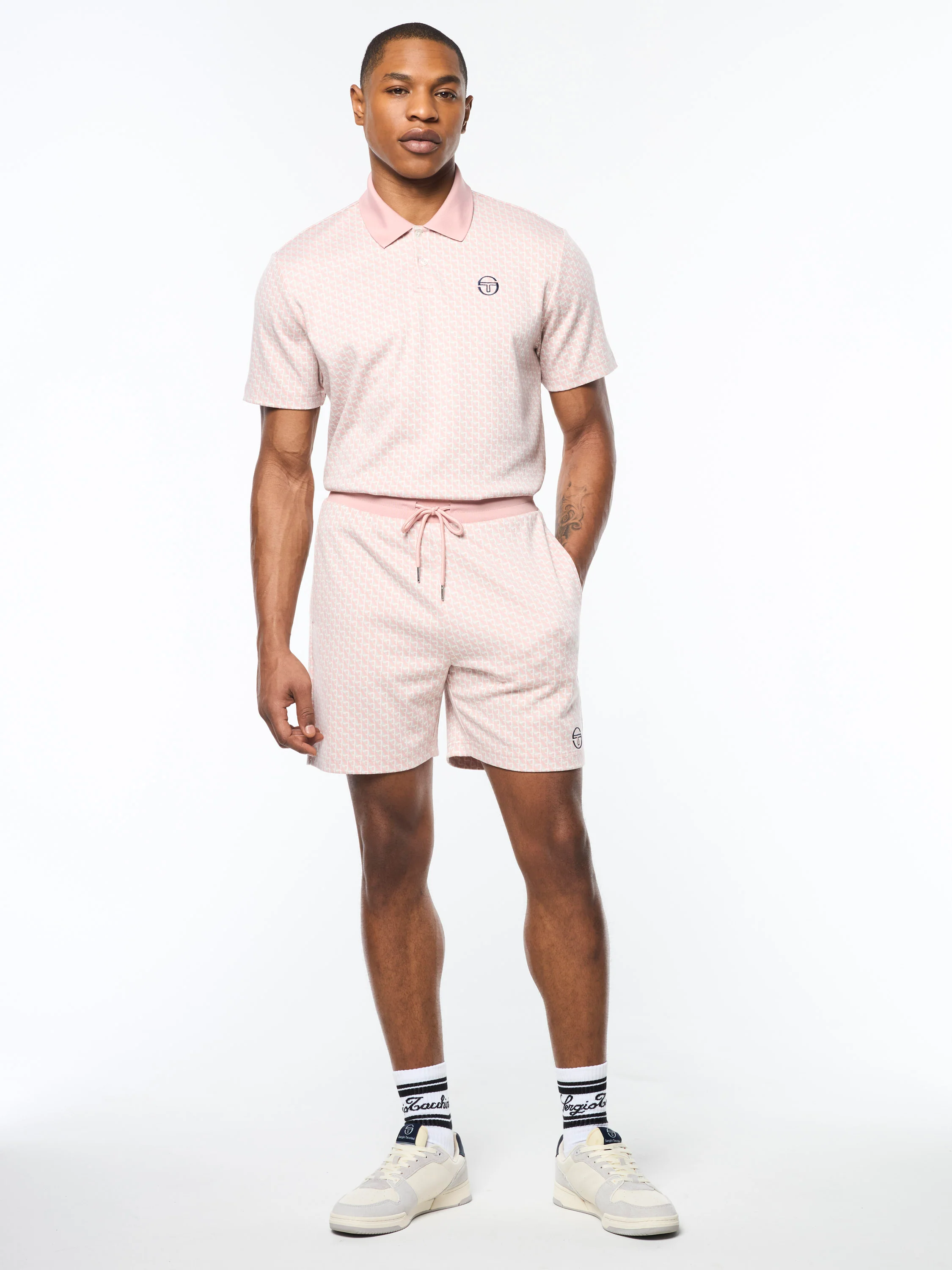 Paolo Knit Shorts- Pale Mauve - Image 3