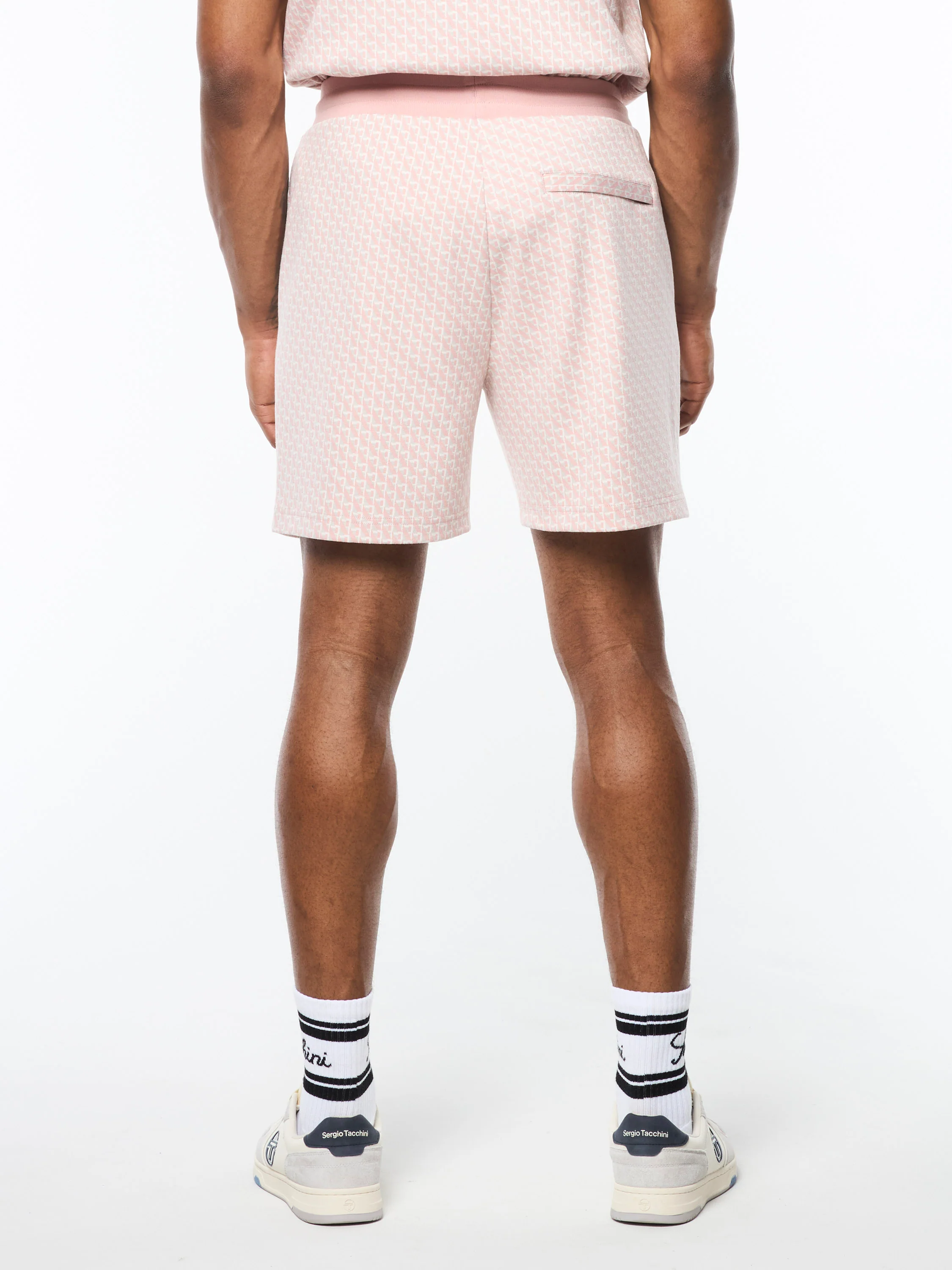 Paolo Knit Shorts- Pale Mauve - Image 4