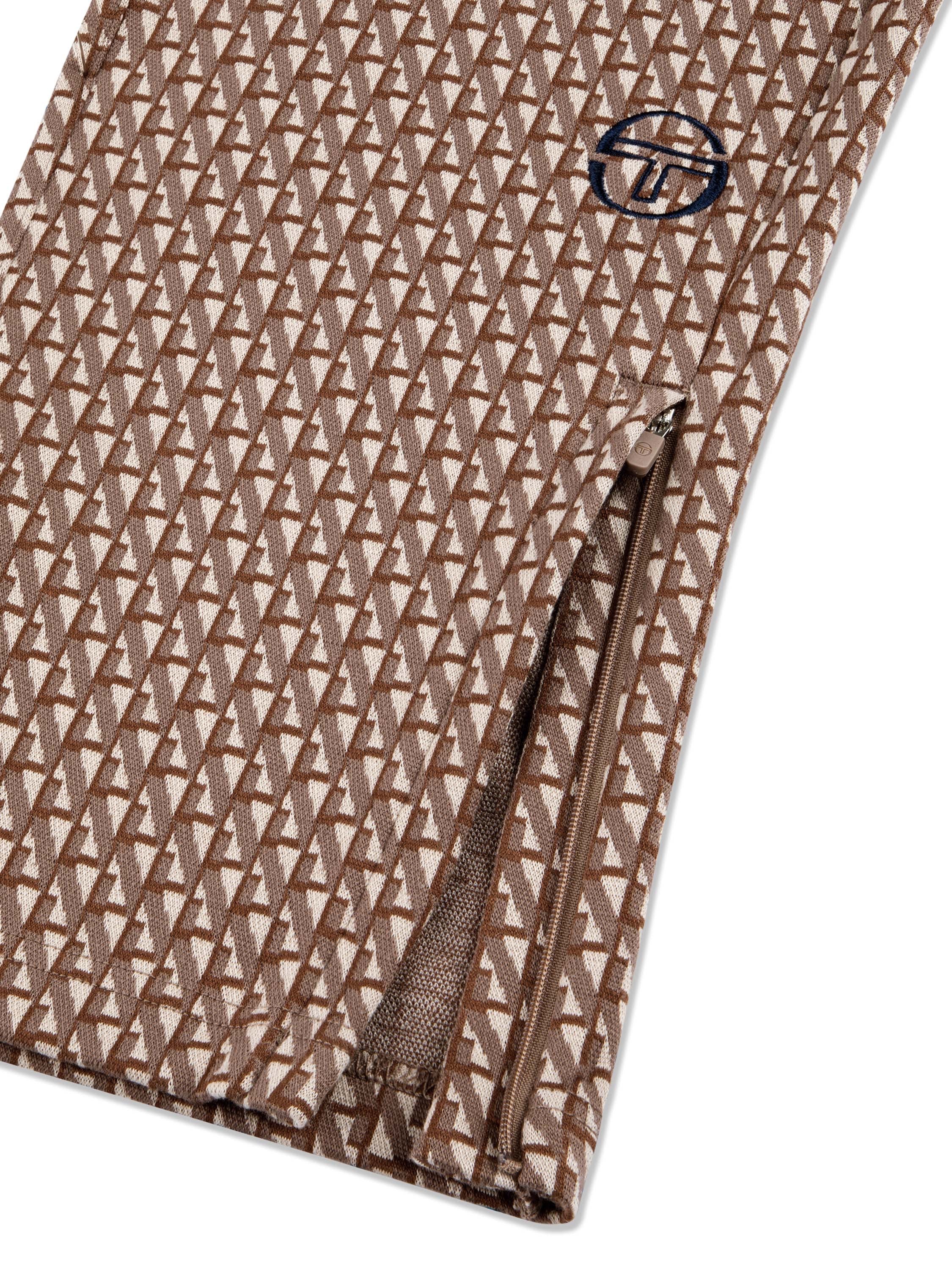 Paolo Knit Track Pant- Taupe Grey - Image 3