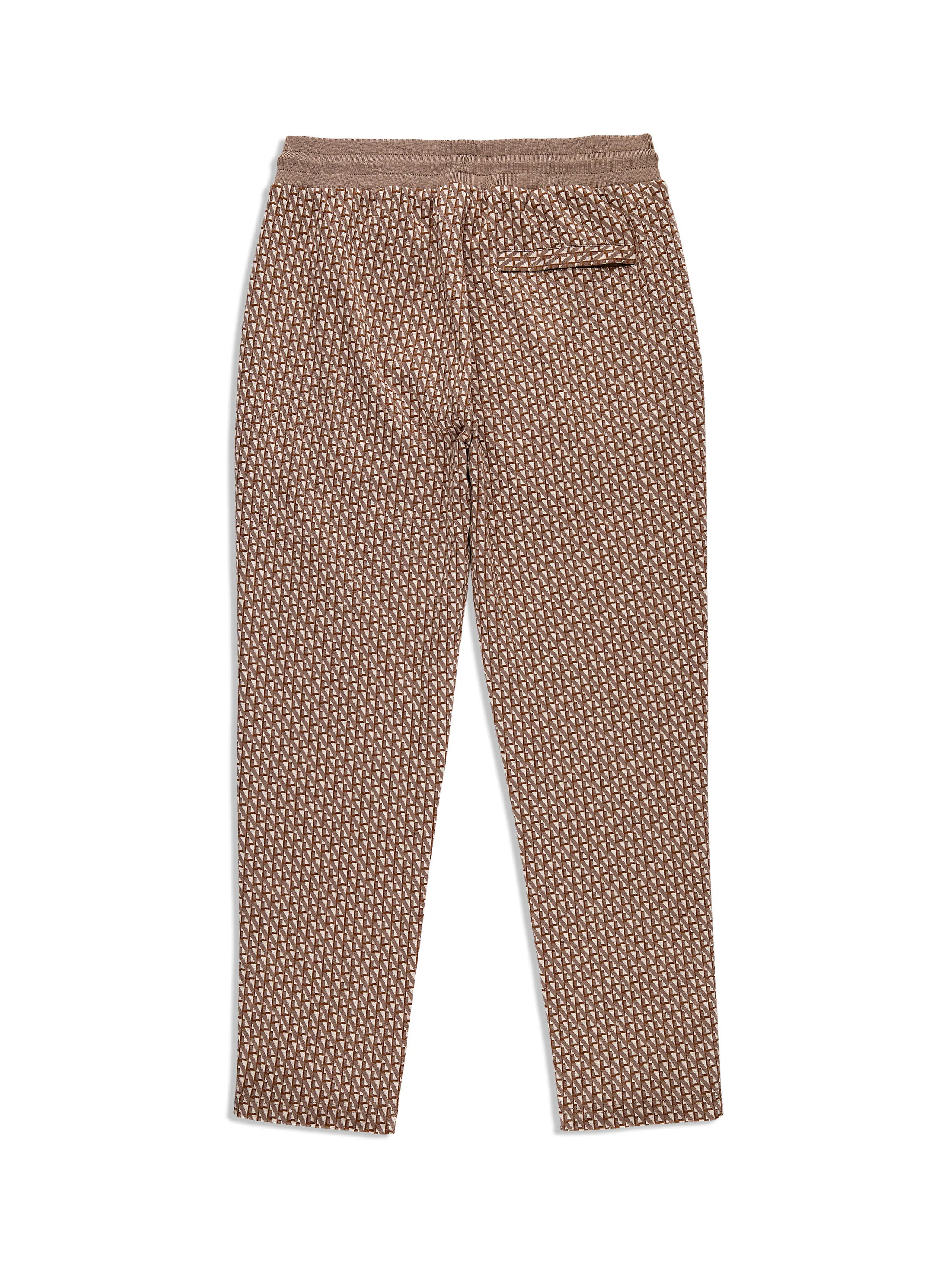 Paolo Knit Track Pant- Taupe Grey - Image 6