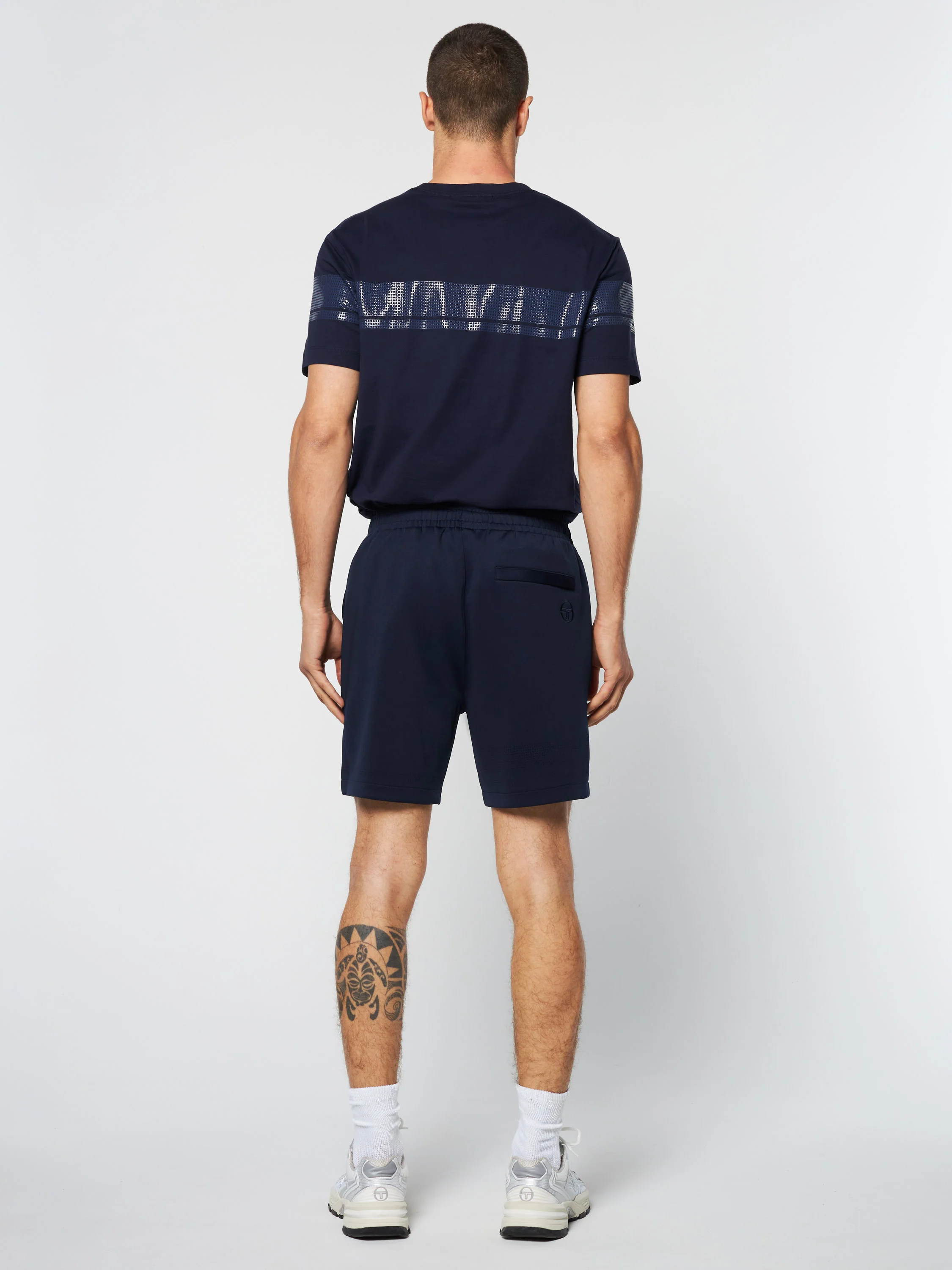 Perforata Short- Maritime Blue - Image 4