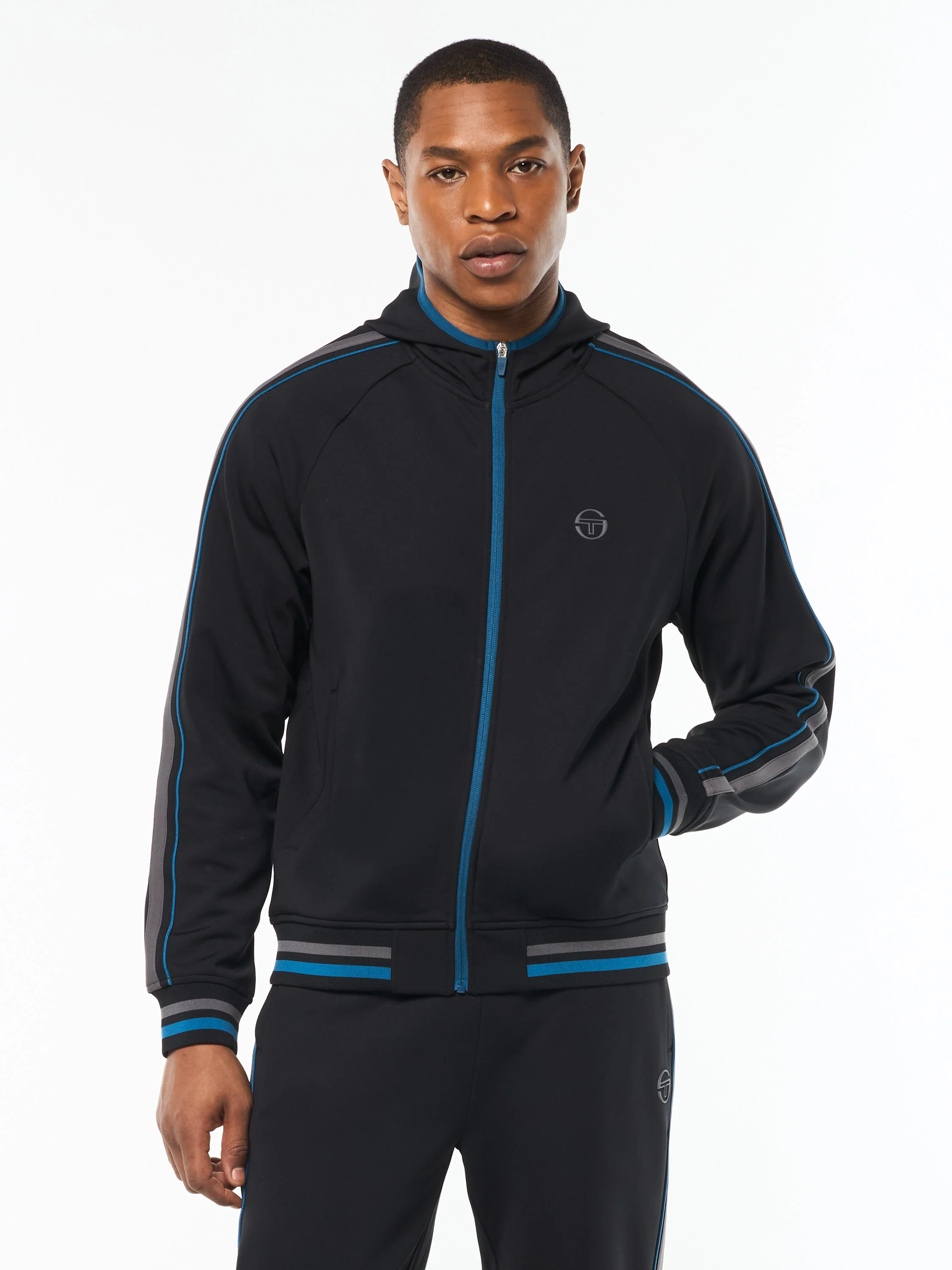 Pietro Track Jacket- Black Beauty