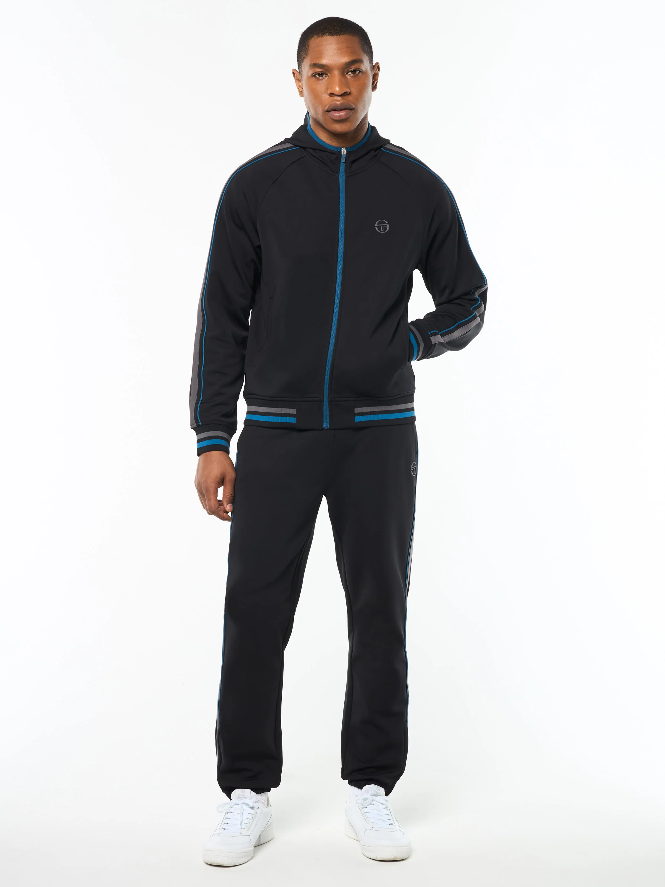 Pietro Track Jacket- Black Beauty - Image 3