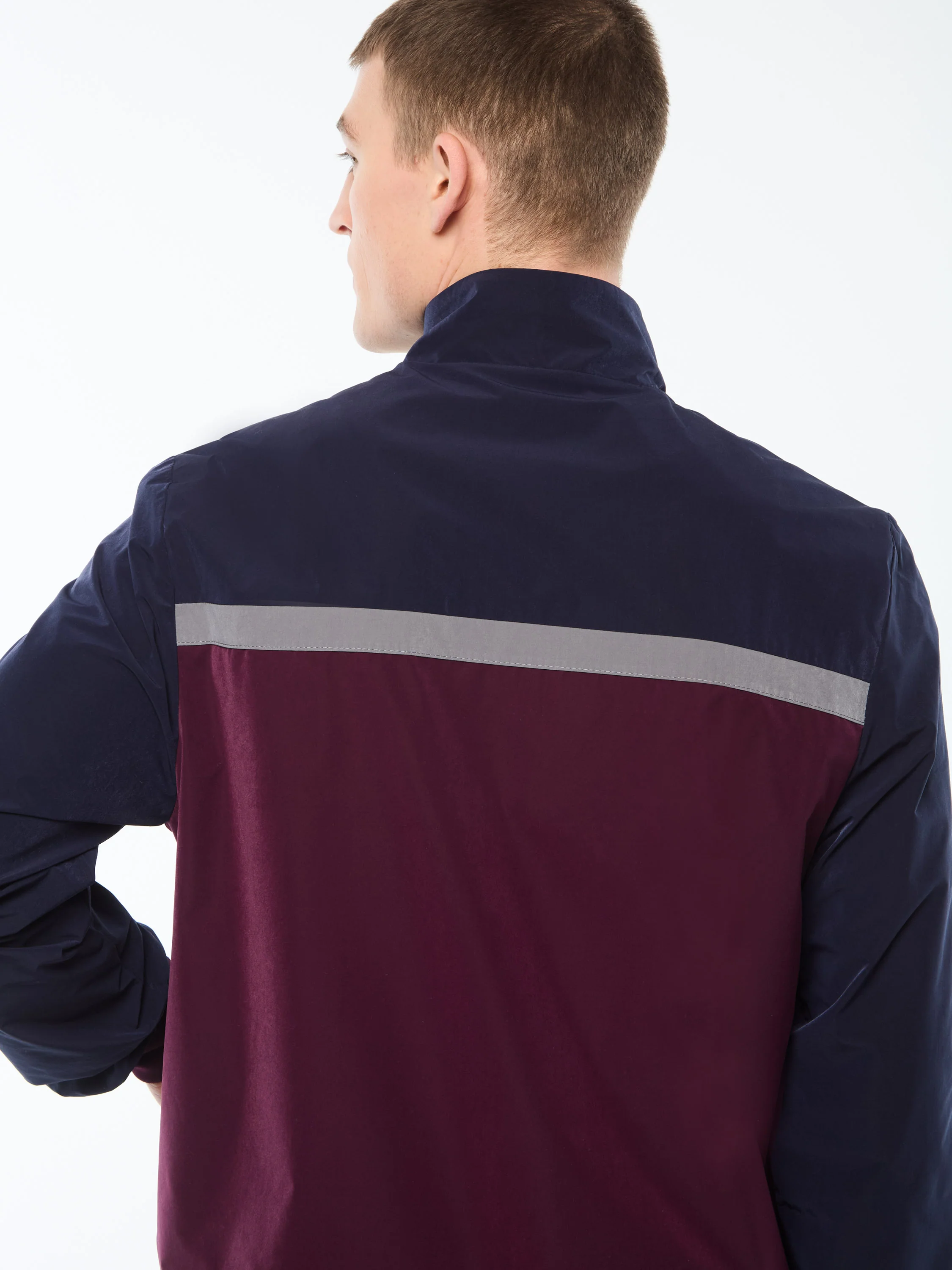 Portico Track Jacket- Maritime Blue - Image 5