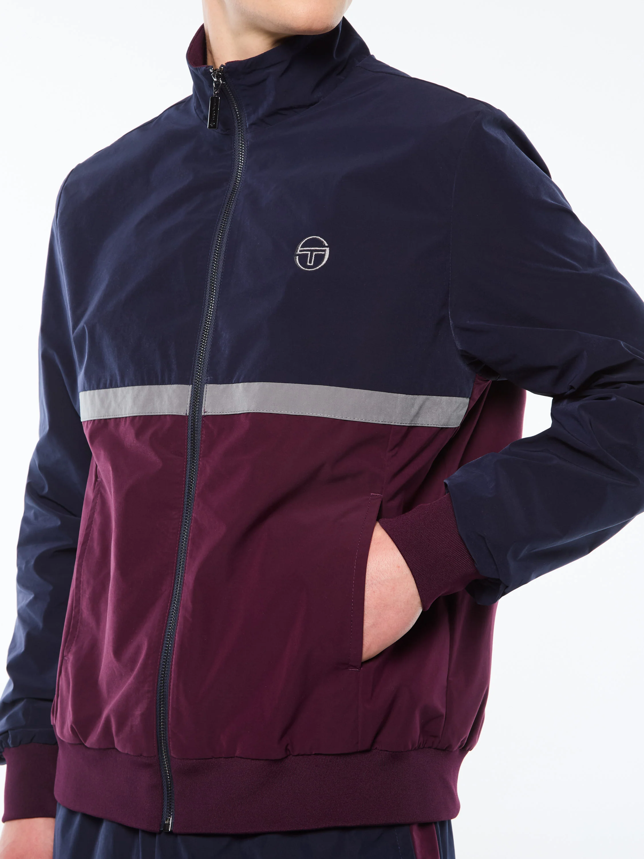 Portico Track Jacket- Maritime Blue - Image 6