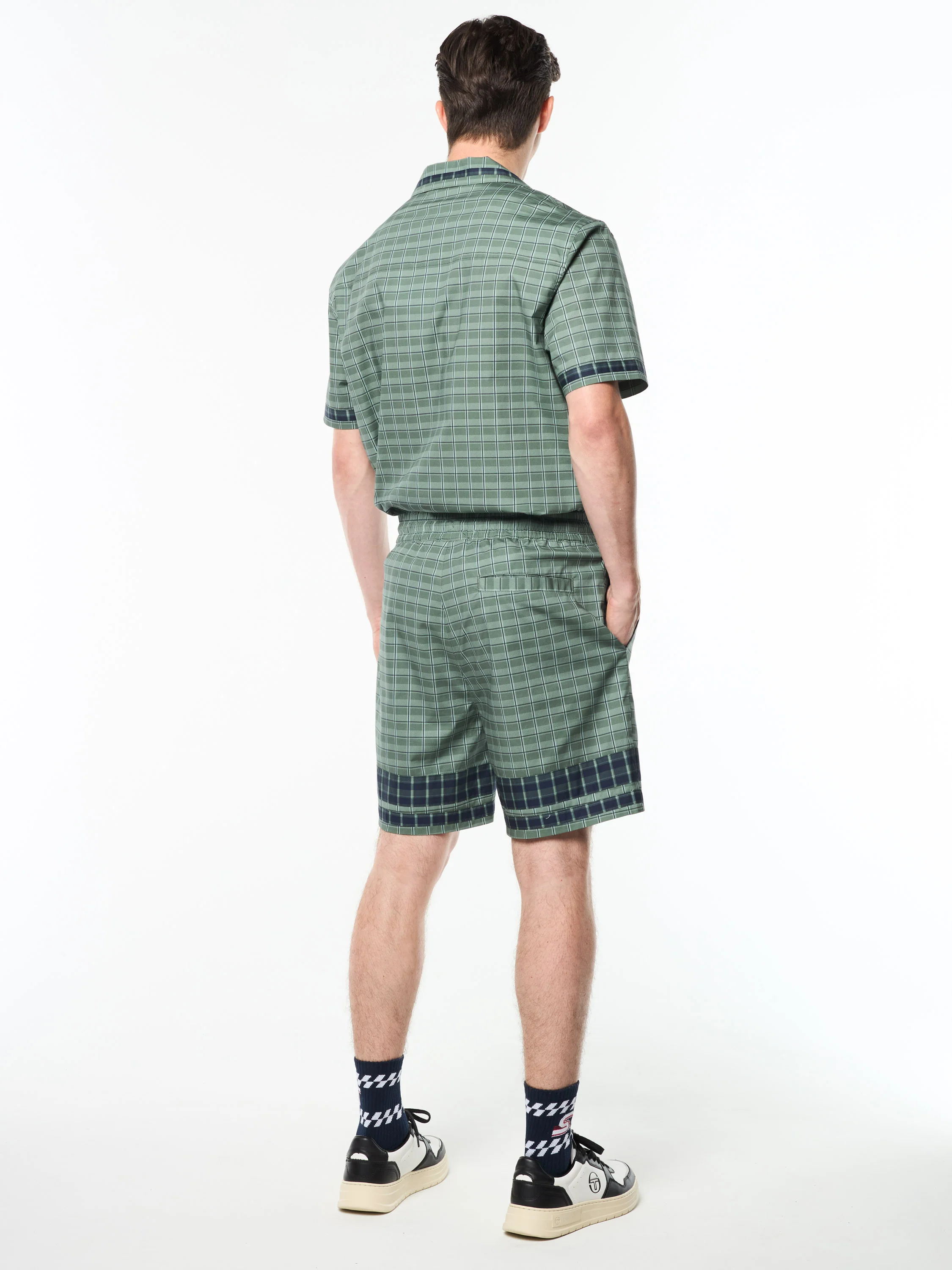 Quadretto Cabana Short- Duck Green - Image 5