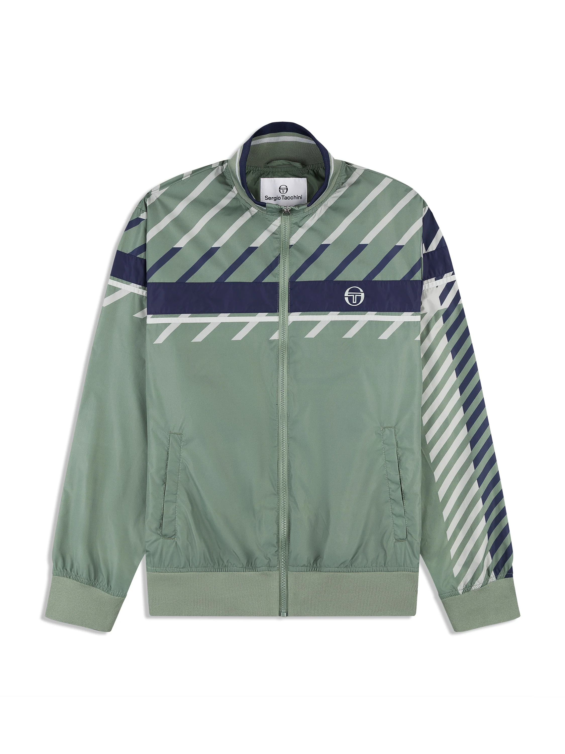 Quadretto Track Jacket- Duck Green - Image 2