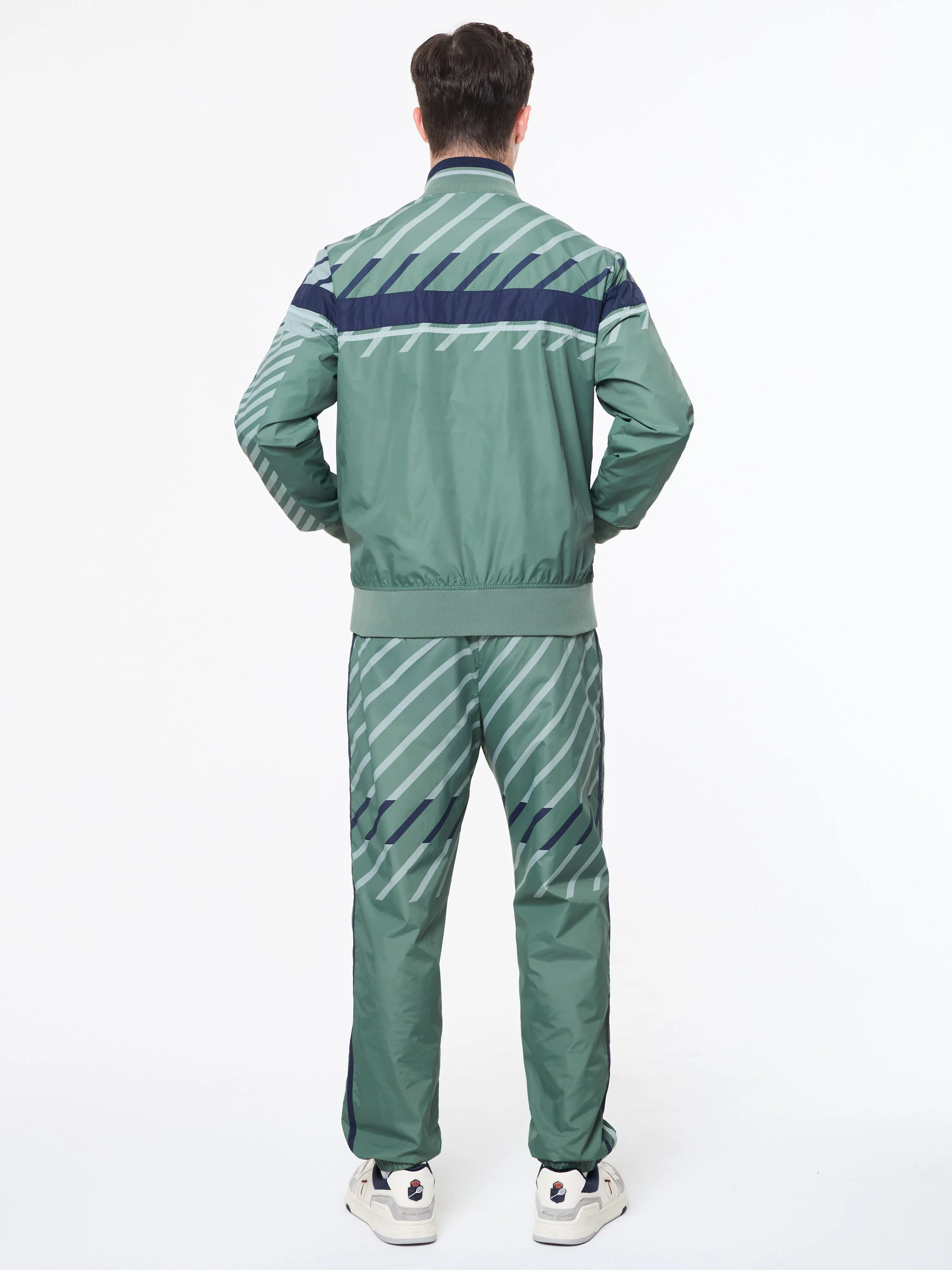 Quadretto Track Jacket- Duck Green - Image 5