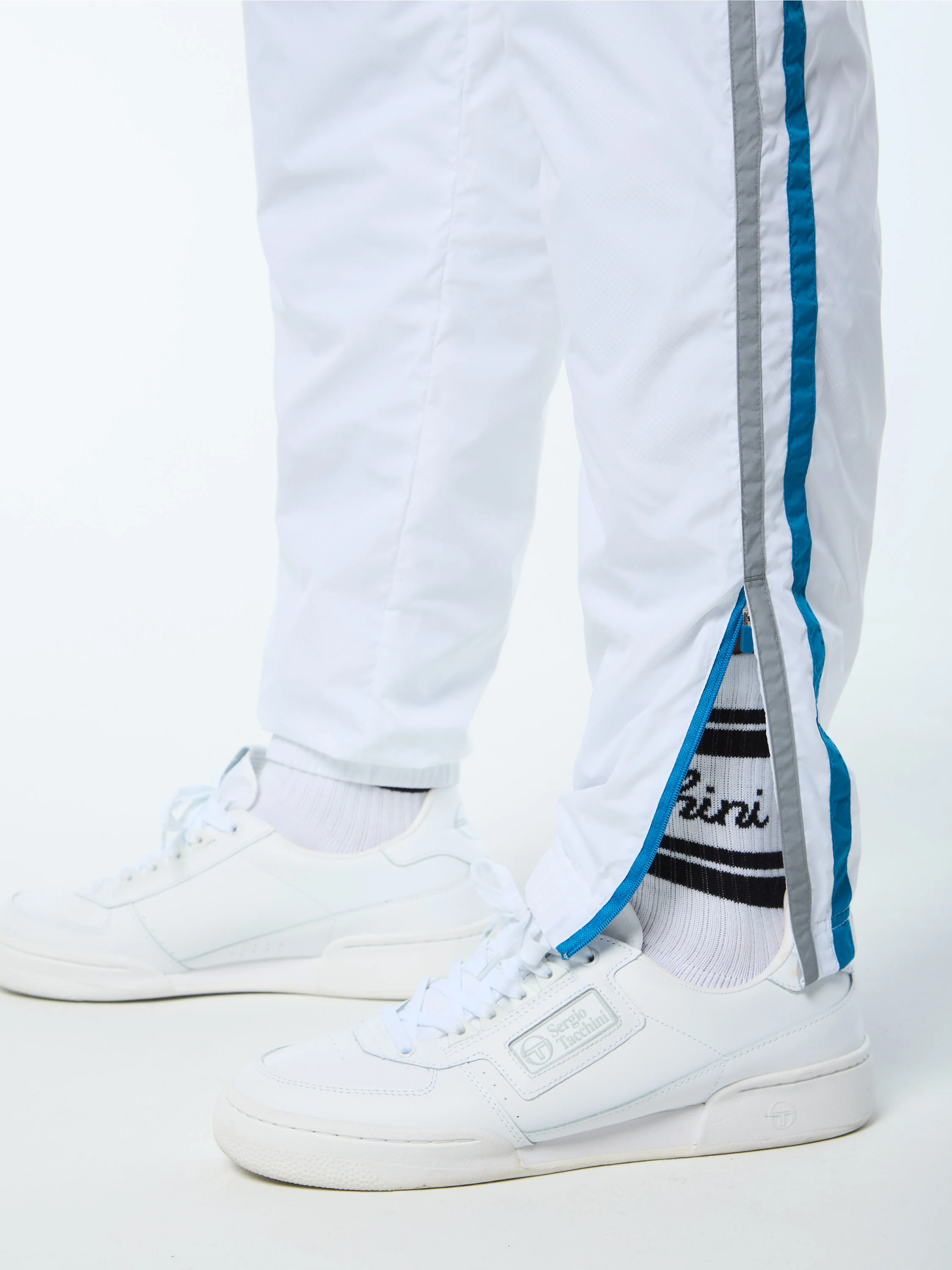 Quadretto Track Pant- Brilliant White - Image 9