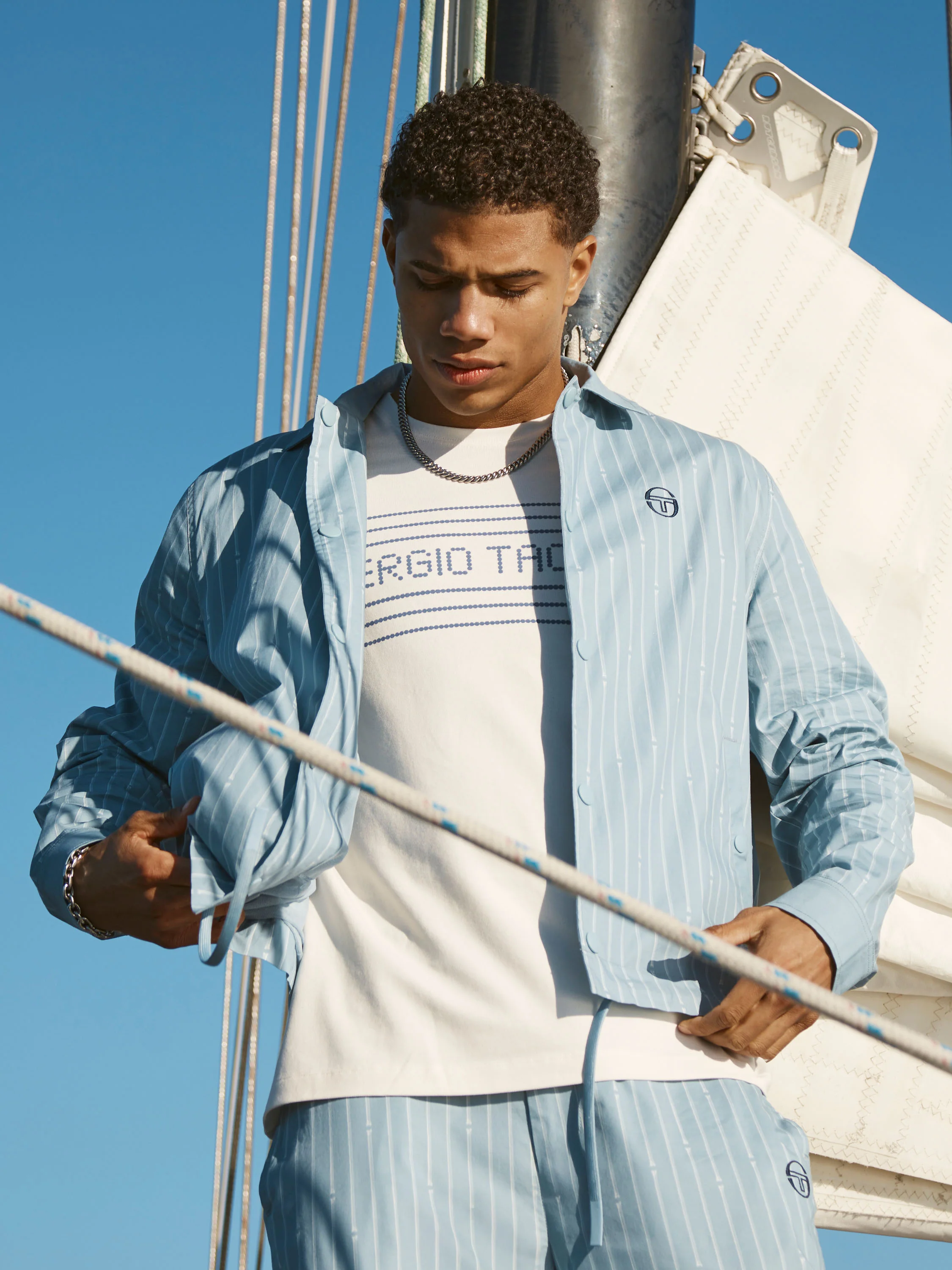 Colonna Jacket- Faded Denim - Image 3