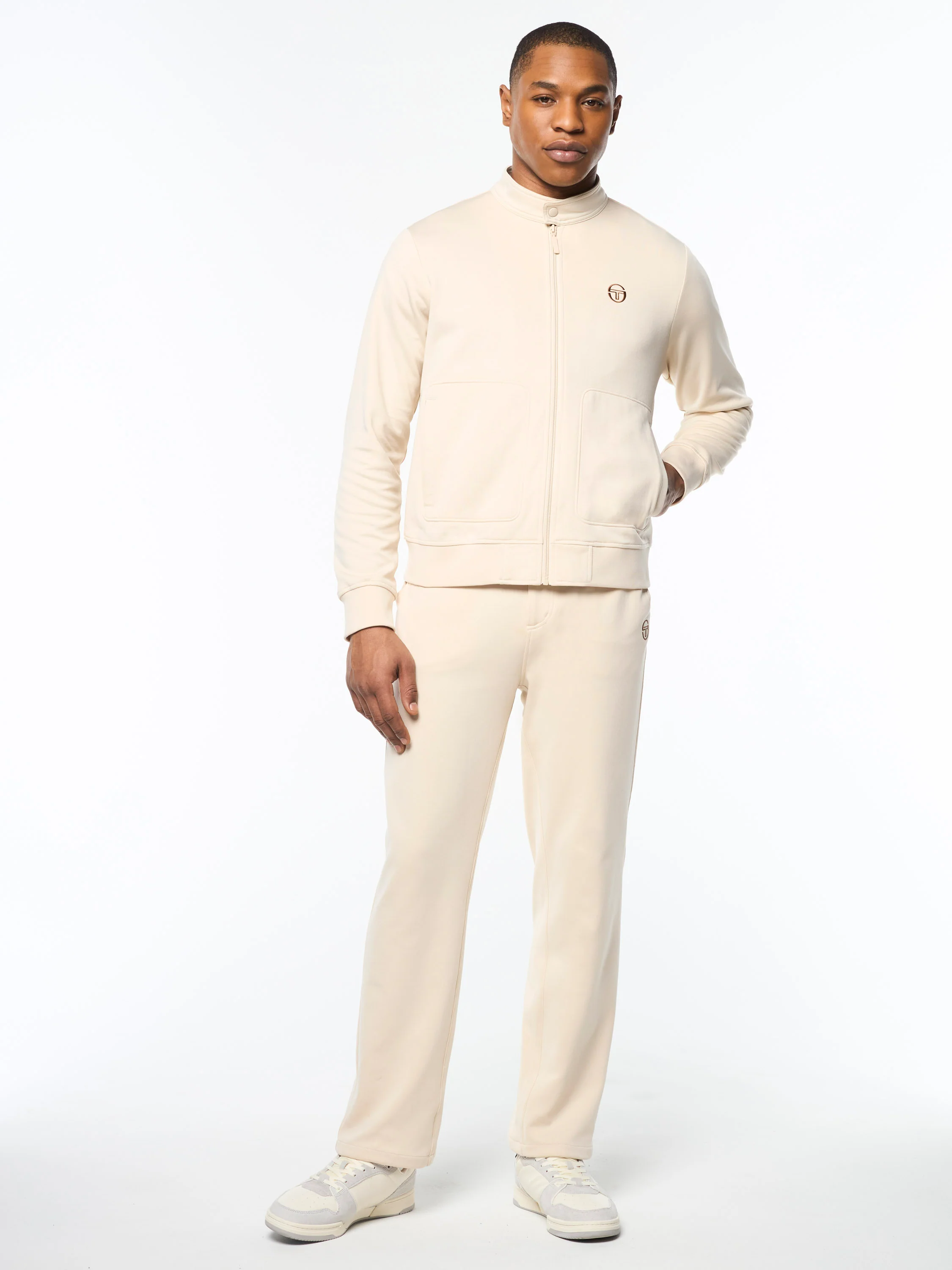 Sandro Track Jacket- Fog - Image 6