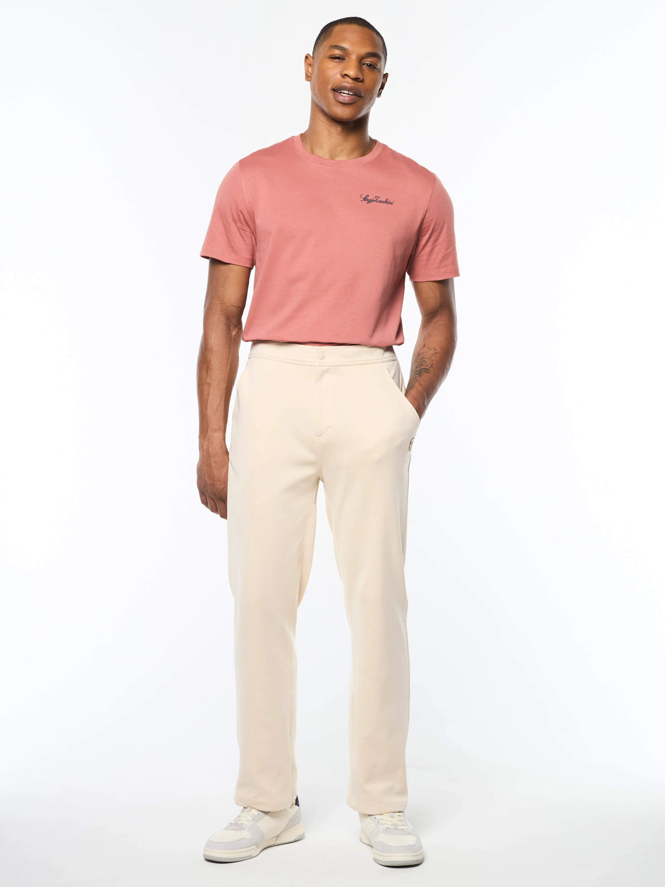 Sandro Track Pant- Fog - Image 3