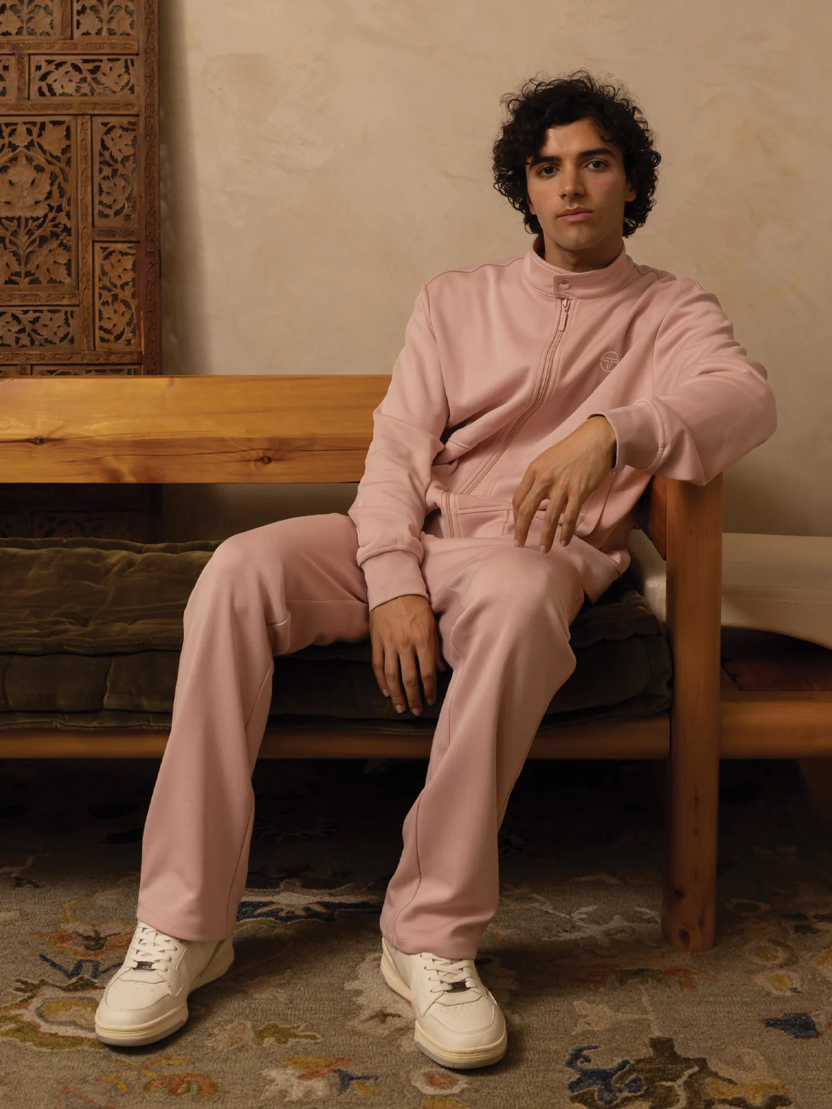Sandro Track Jacket- Pale Mauve - Image 3