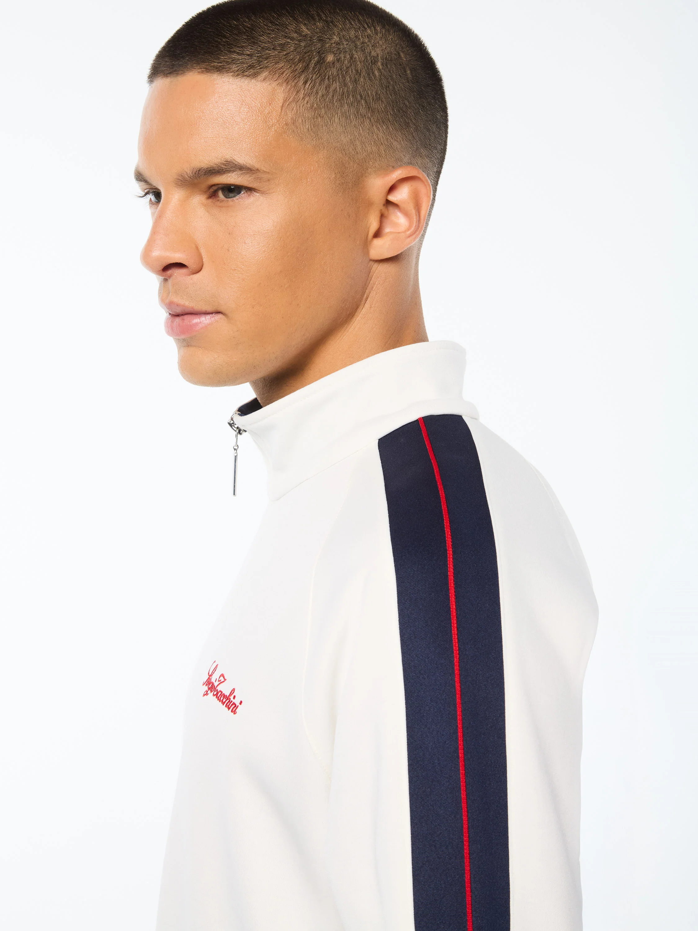 Semplice Track Jacket-Gardenia - Image 3