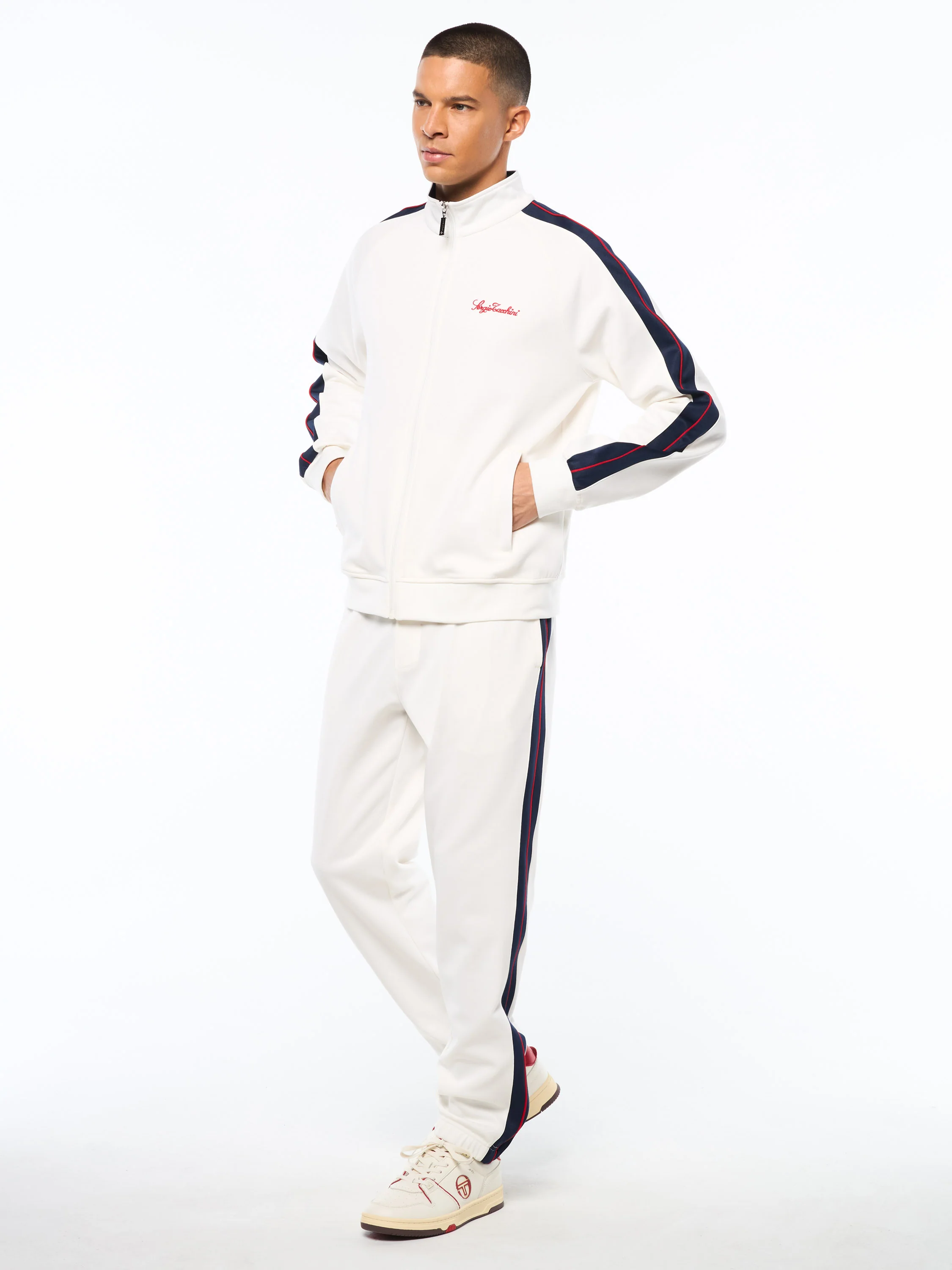 Semplice Track Jacket-Gardenia - Image 7
