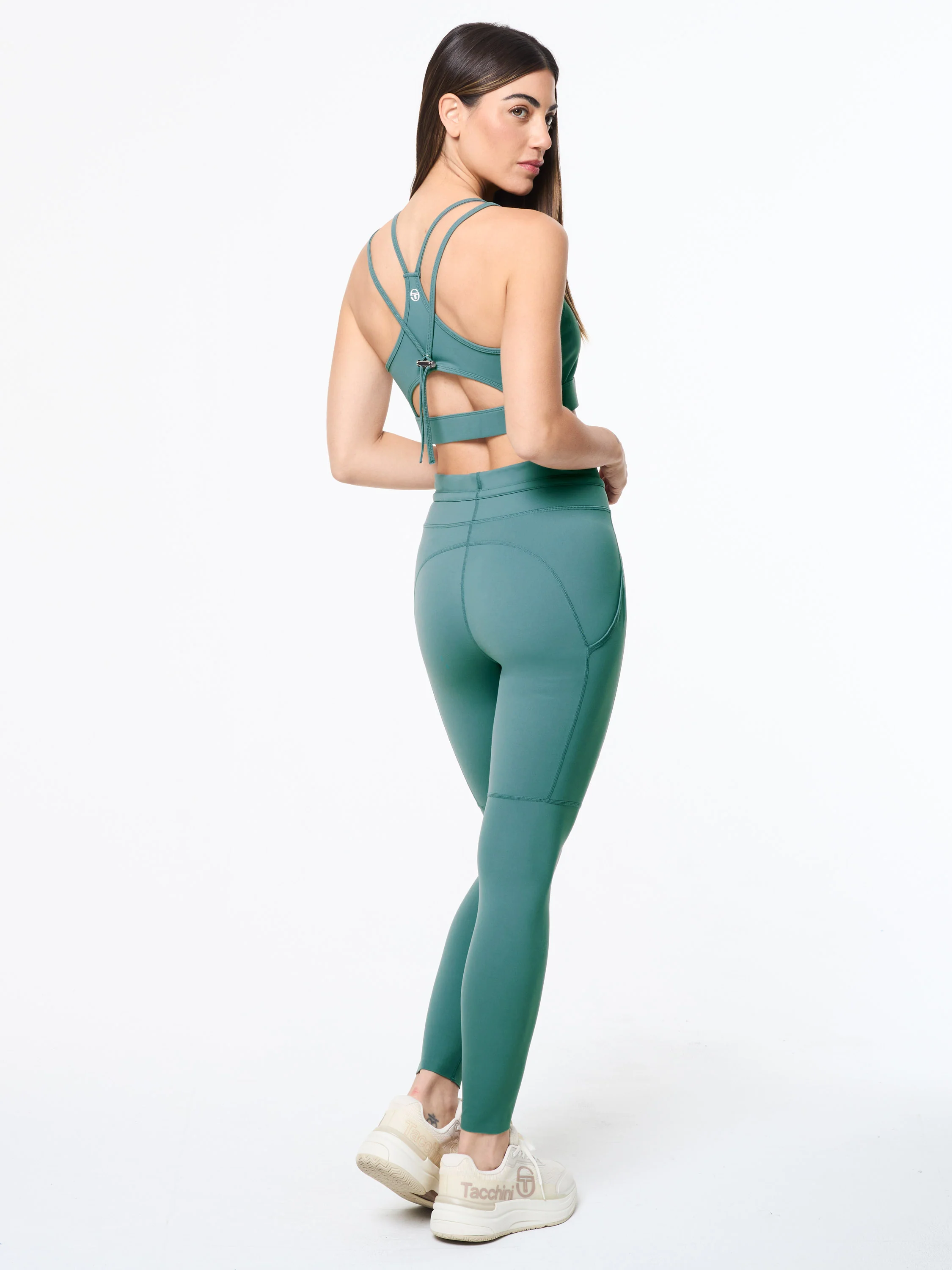 Silvia Sports Bra- Duck Green - Image 6